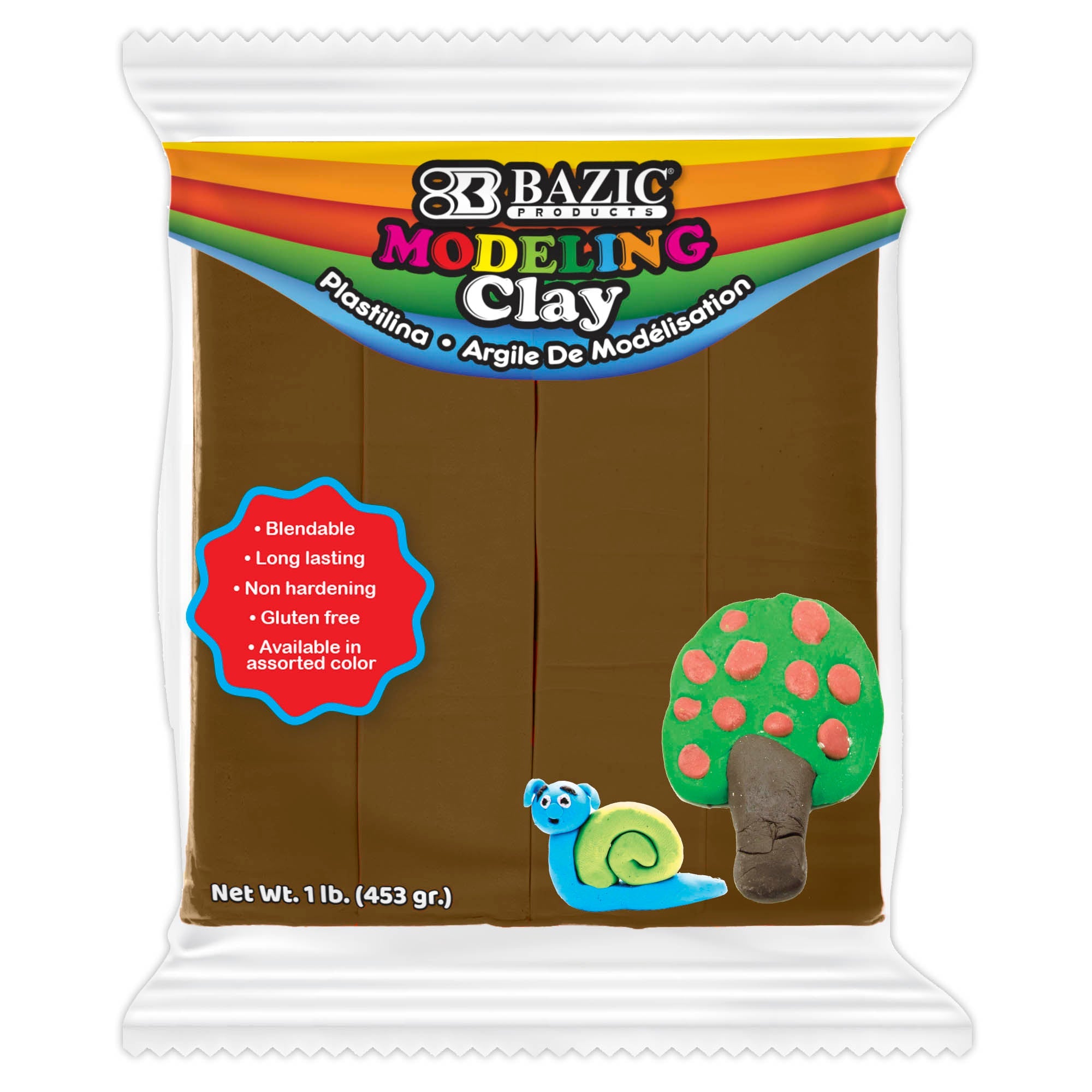 Modeling Clay 1 lb Brown