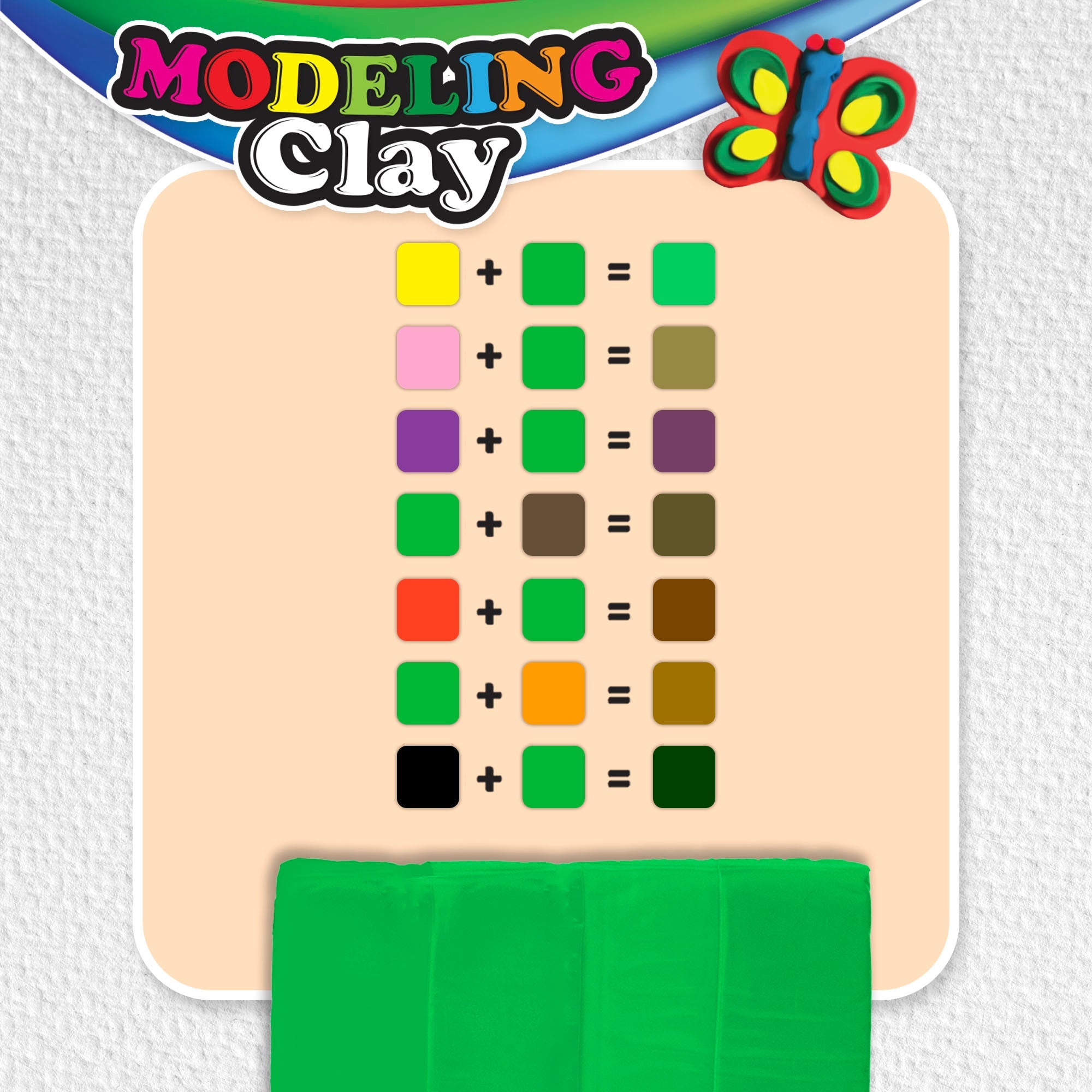 Modeling Clay 1 lb Green