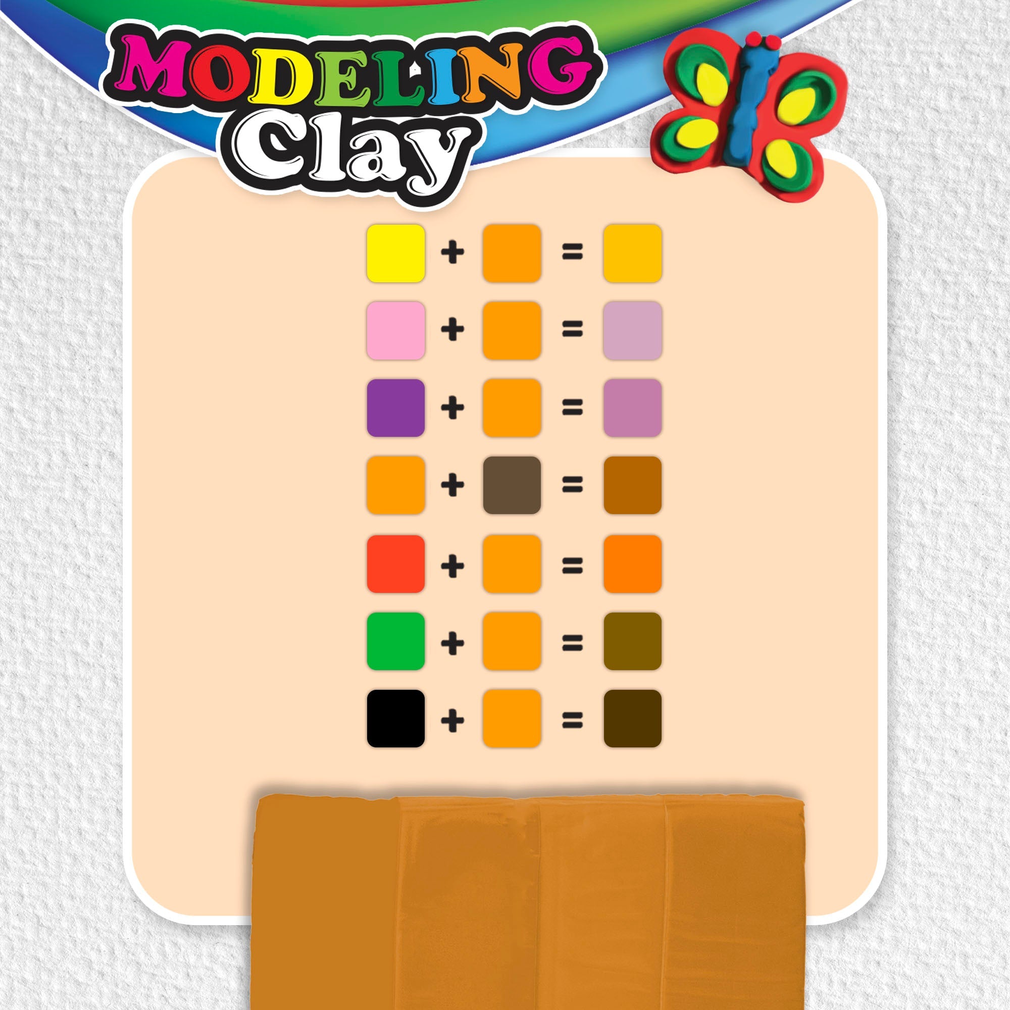 Modeling Clay 1 lb Orange