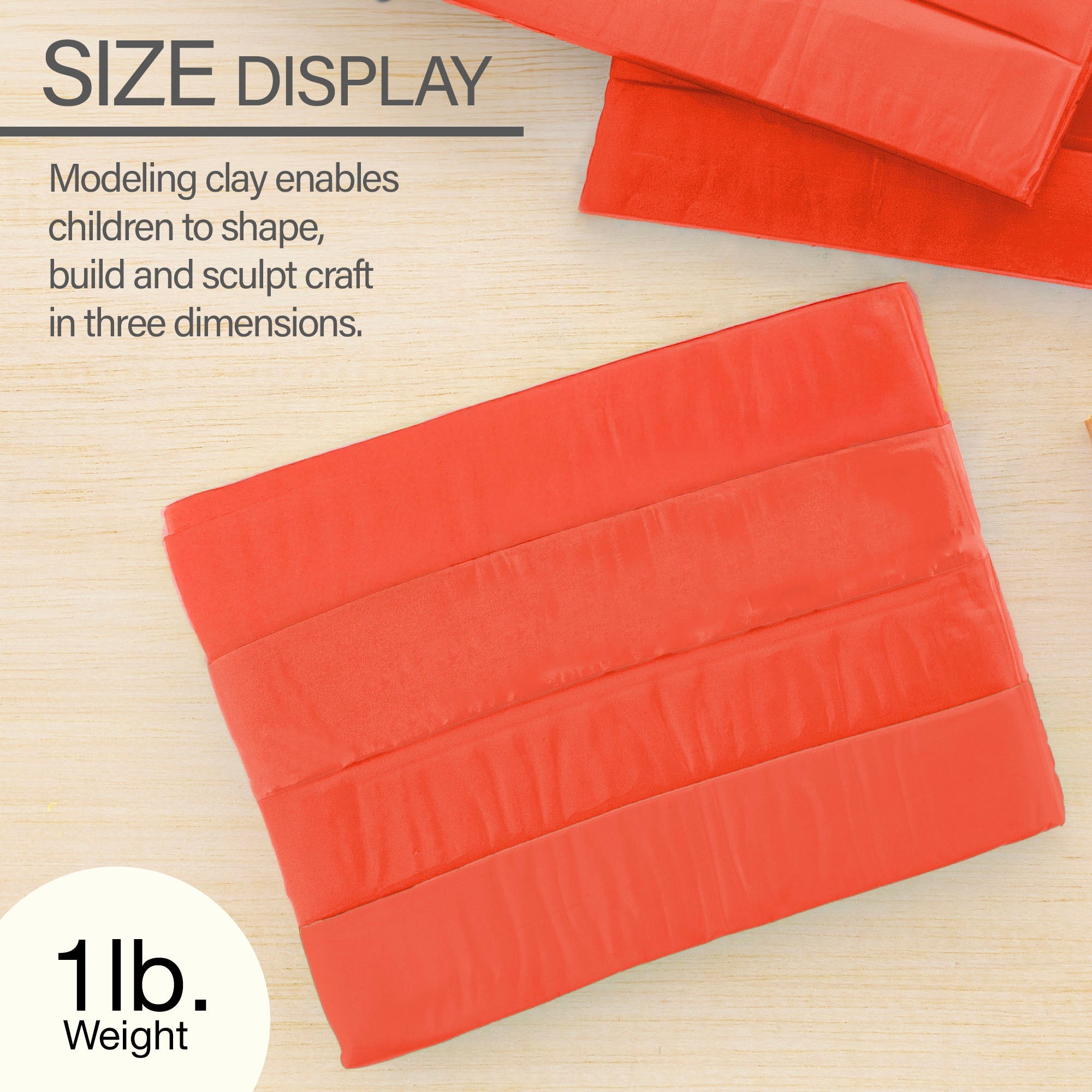 Modeling Clay 1 lb Red