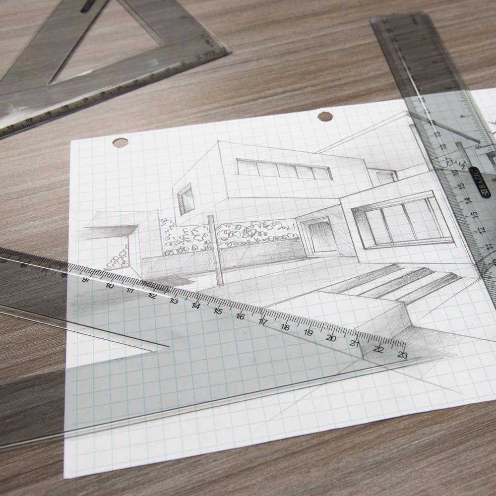 Geometry Ruler Combination Sets 4-Piece