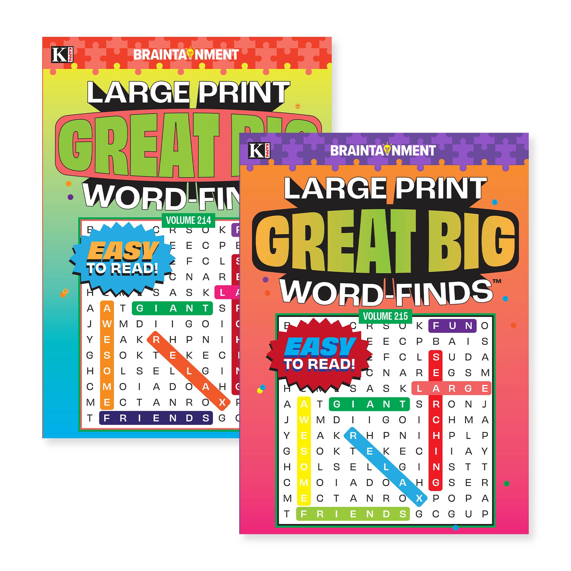 KAPPA Large Print Great Big Word Finds Puzzle Book