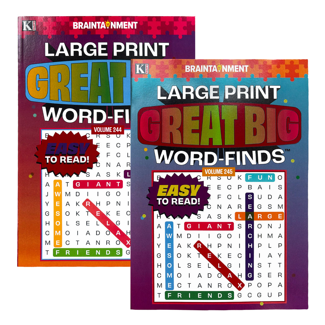 KAPPA Large Print Great Big Word Finds Puzzle Book