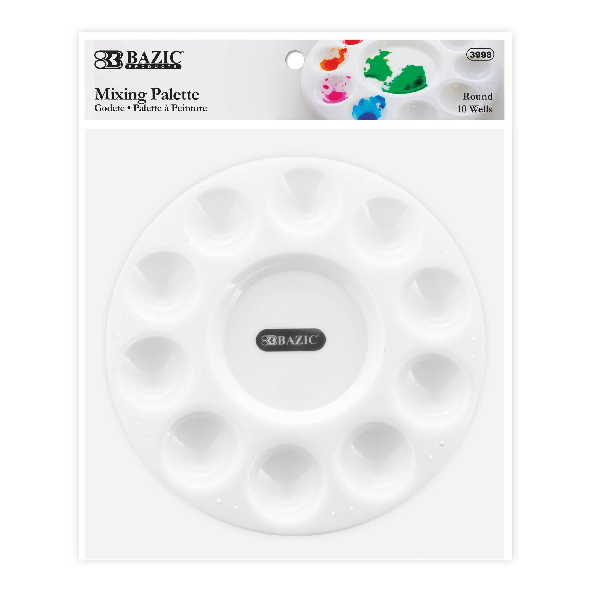 Mixing Palette Paint Mixing Tray Round (10)