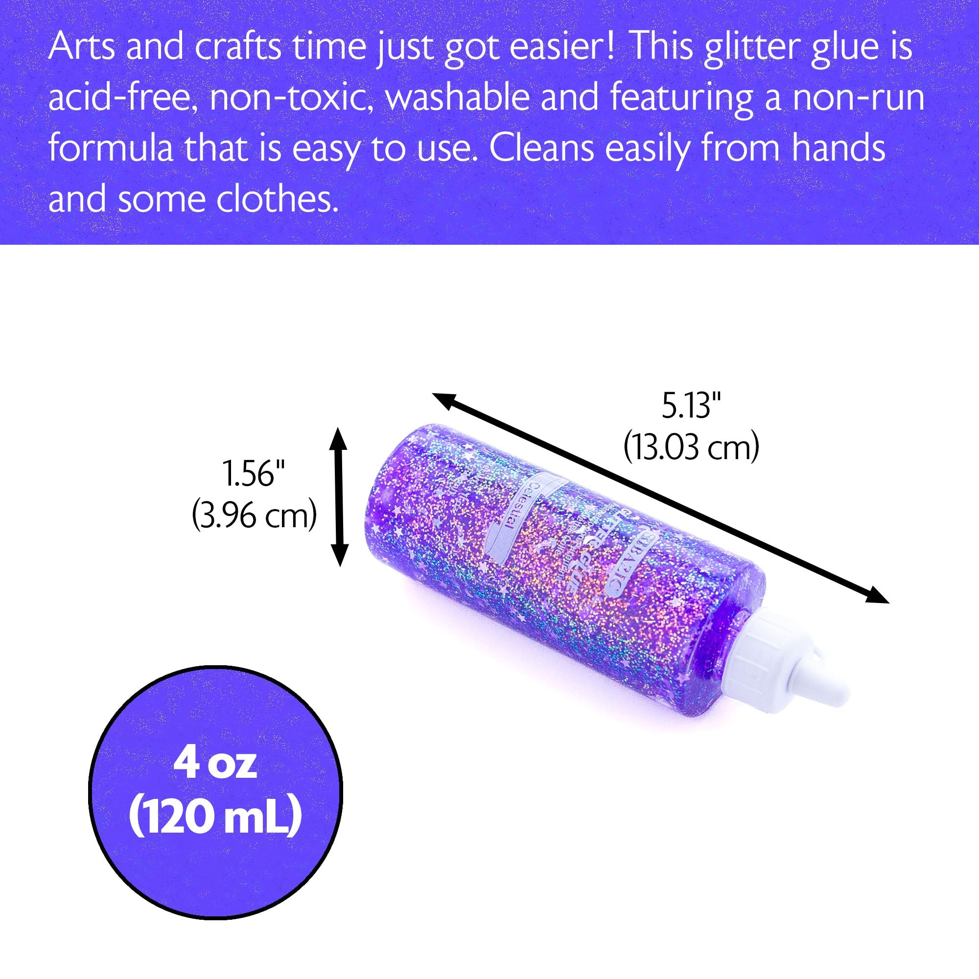 Glitter Glue Celestial Series 4 Oz. (120 mL)