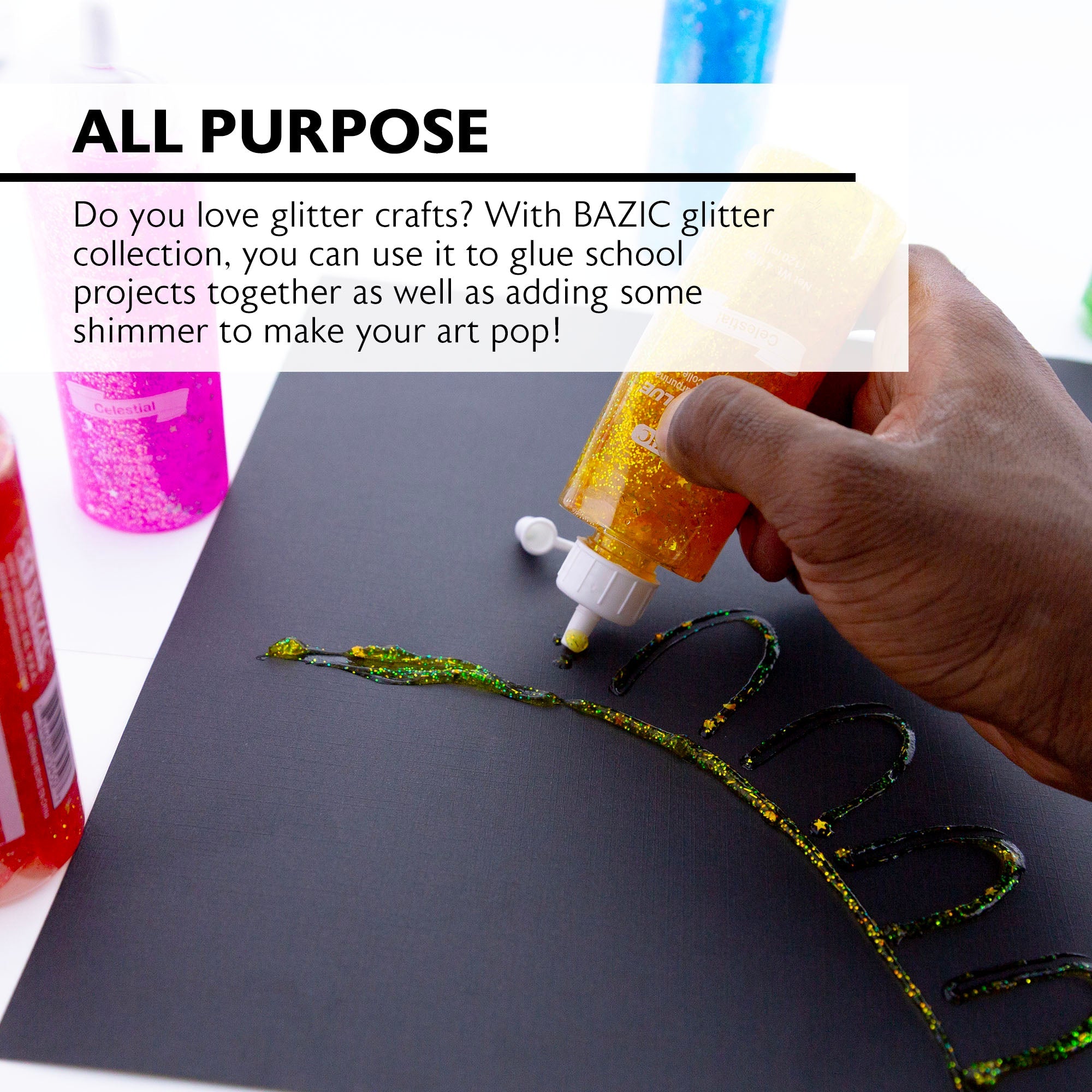Glitter Glue Celestial Series 4 Oz. (120 mL)