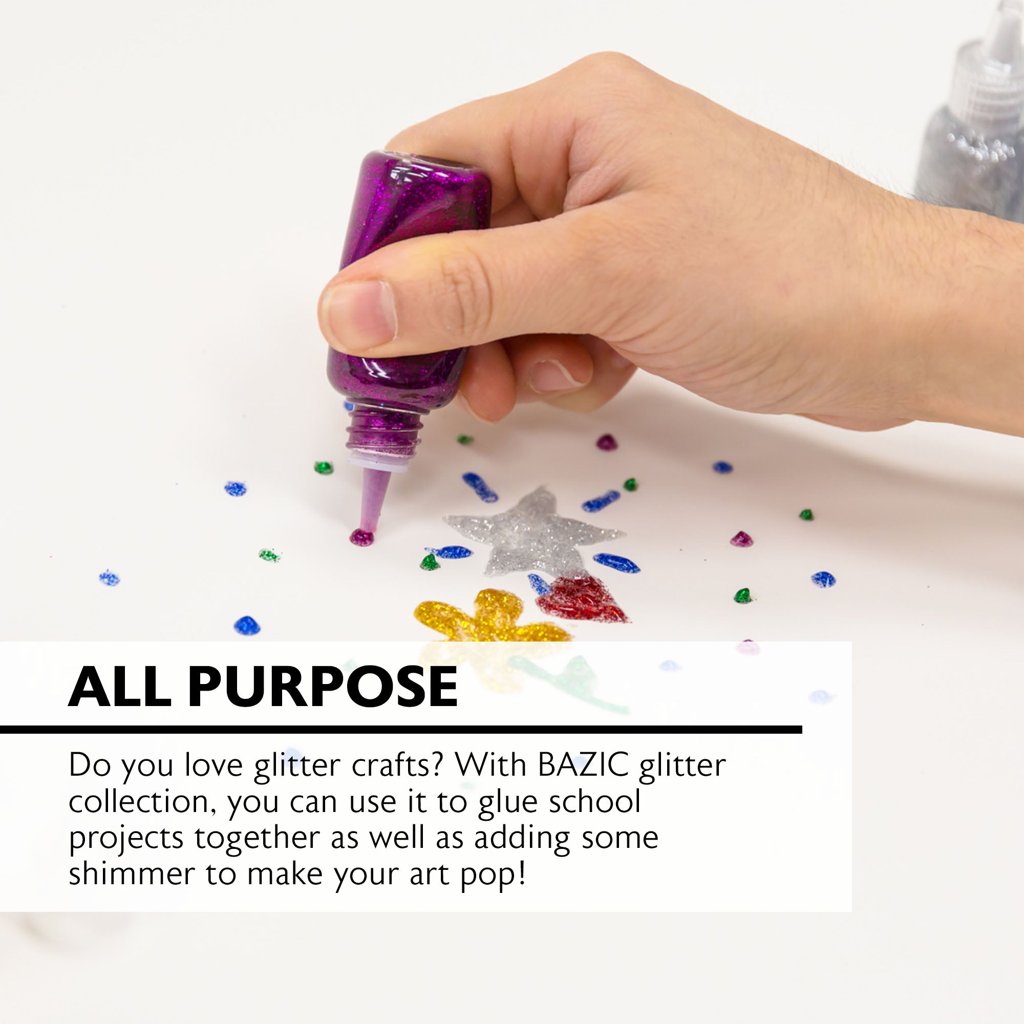 Glitter Glue 20 mL (6/pack) Classic Color