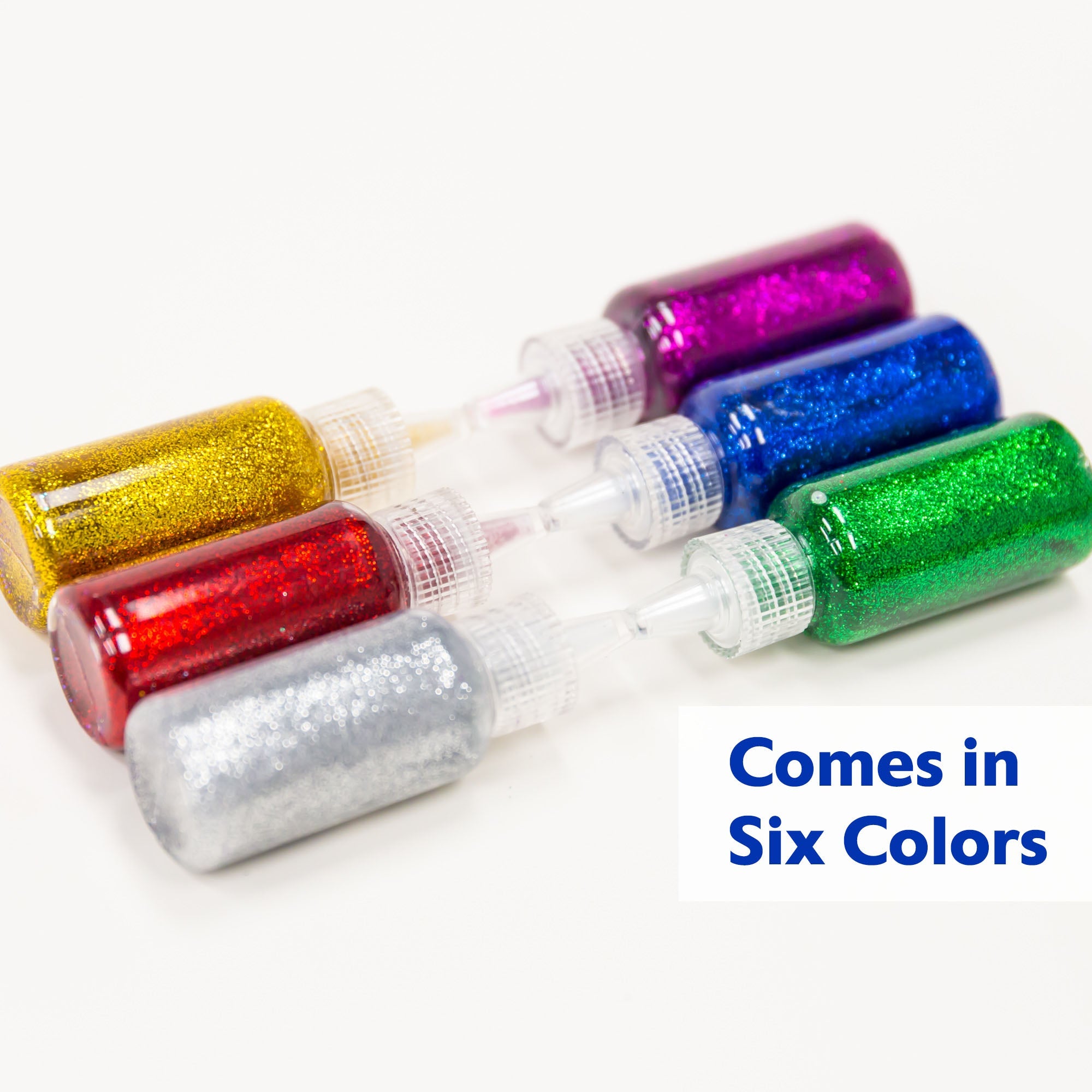 Glitter Glue 20 mL (6/pack) Classic Color