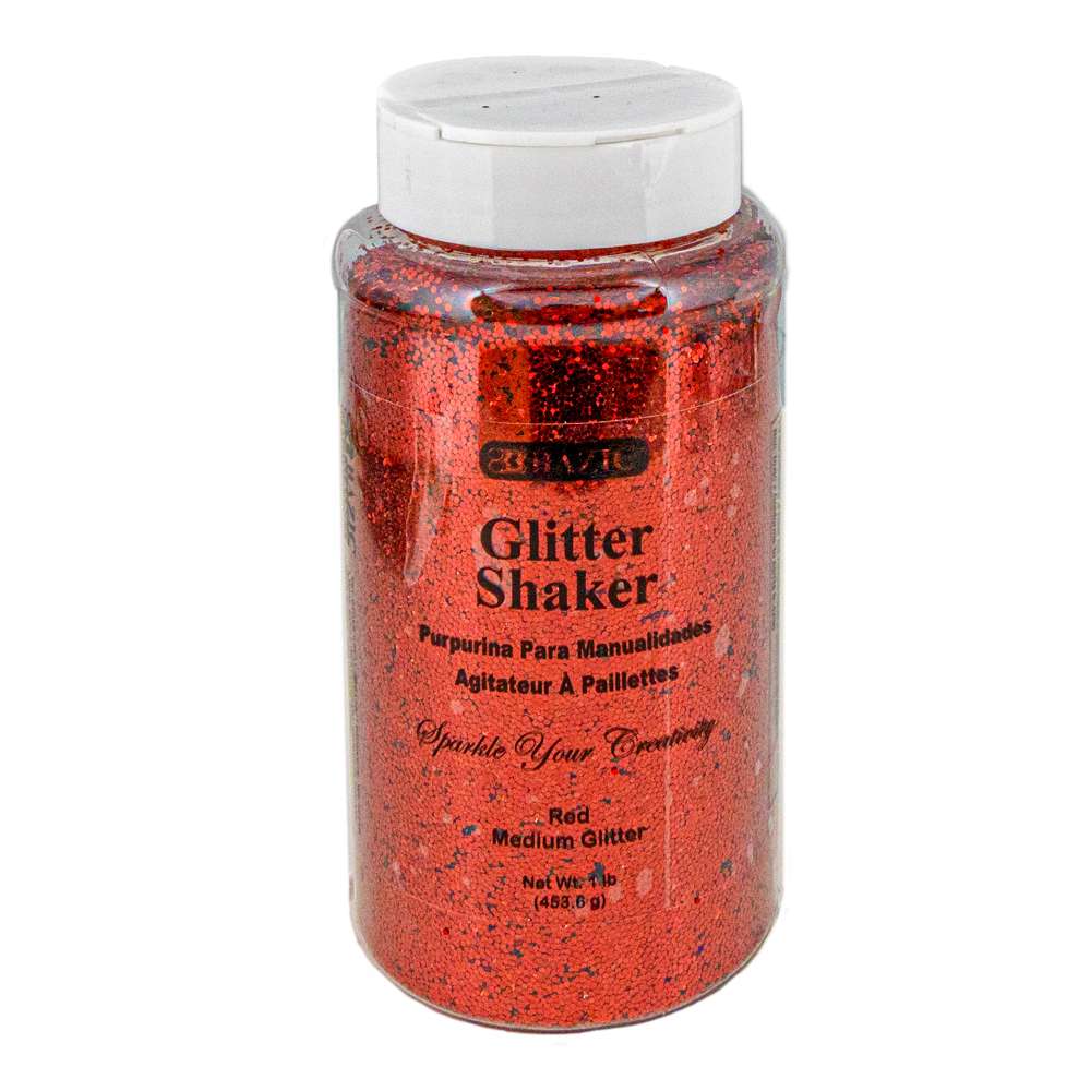 Glitter Shaker 1 lb Red