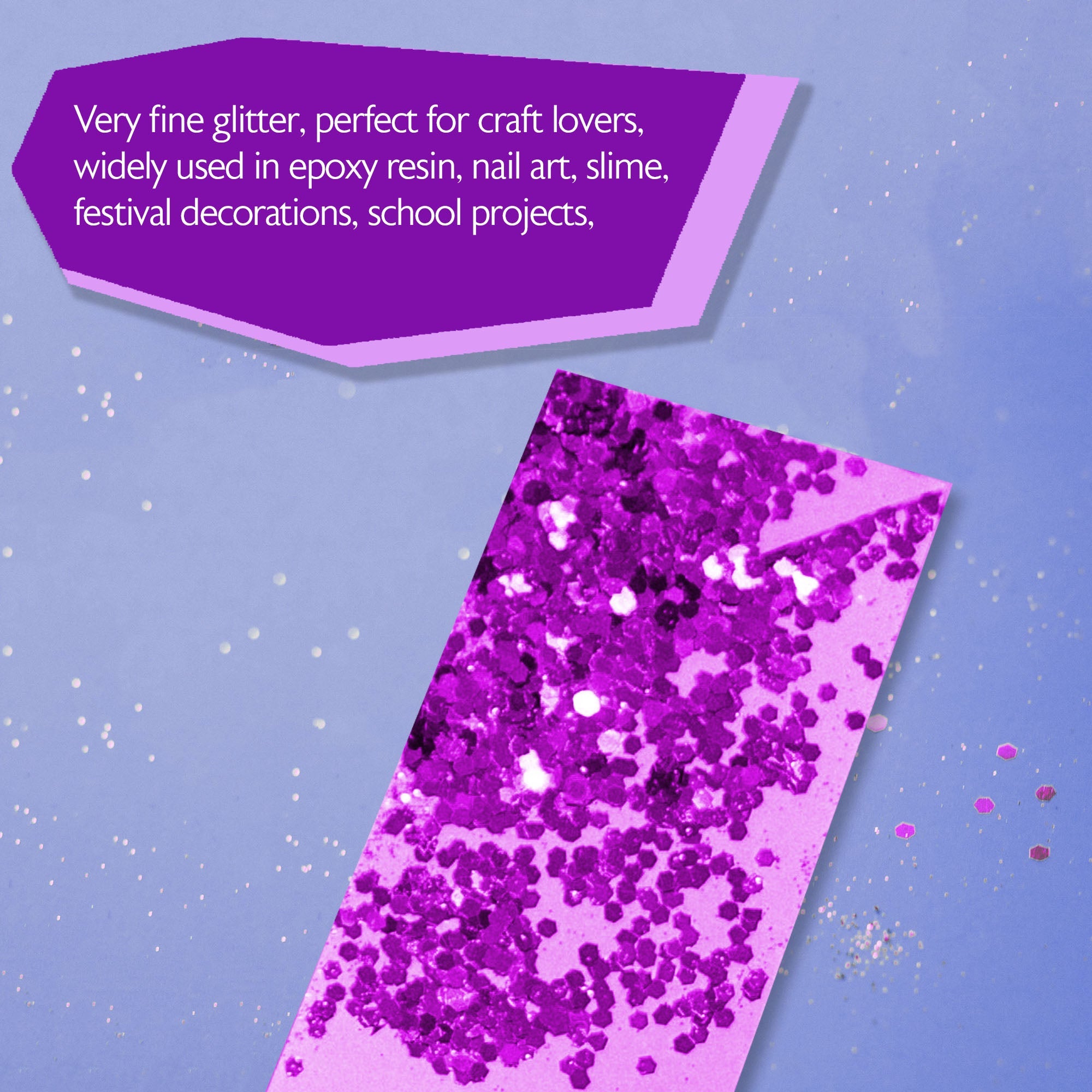 Glitter Shaker 1 lb Purple