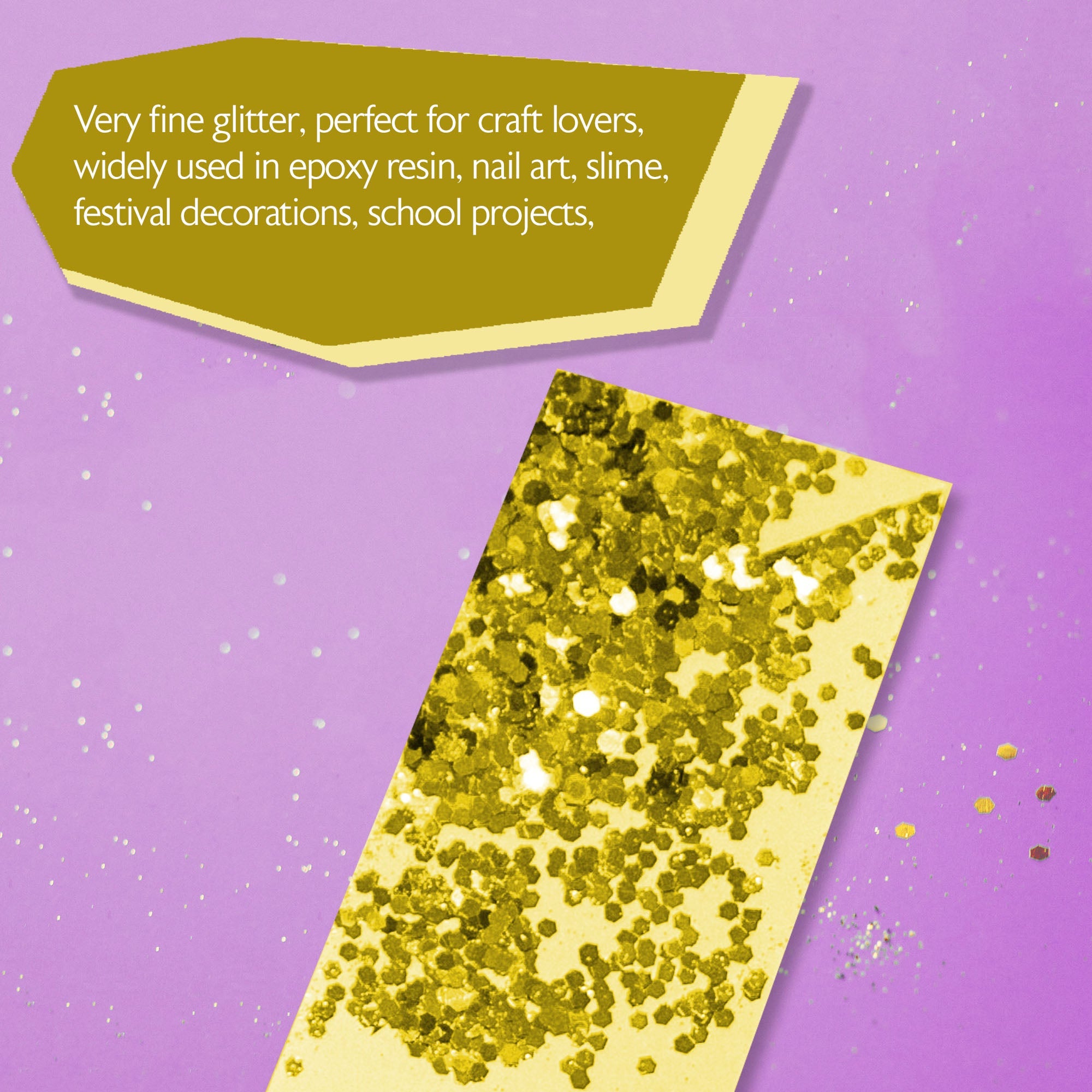 Glitter Shaker 1 lb Gold