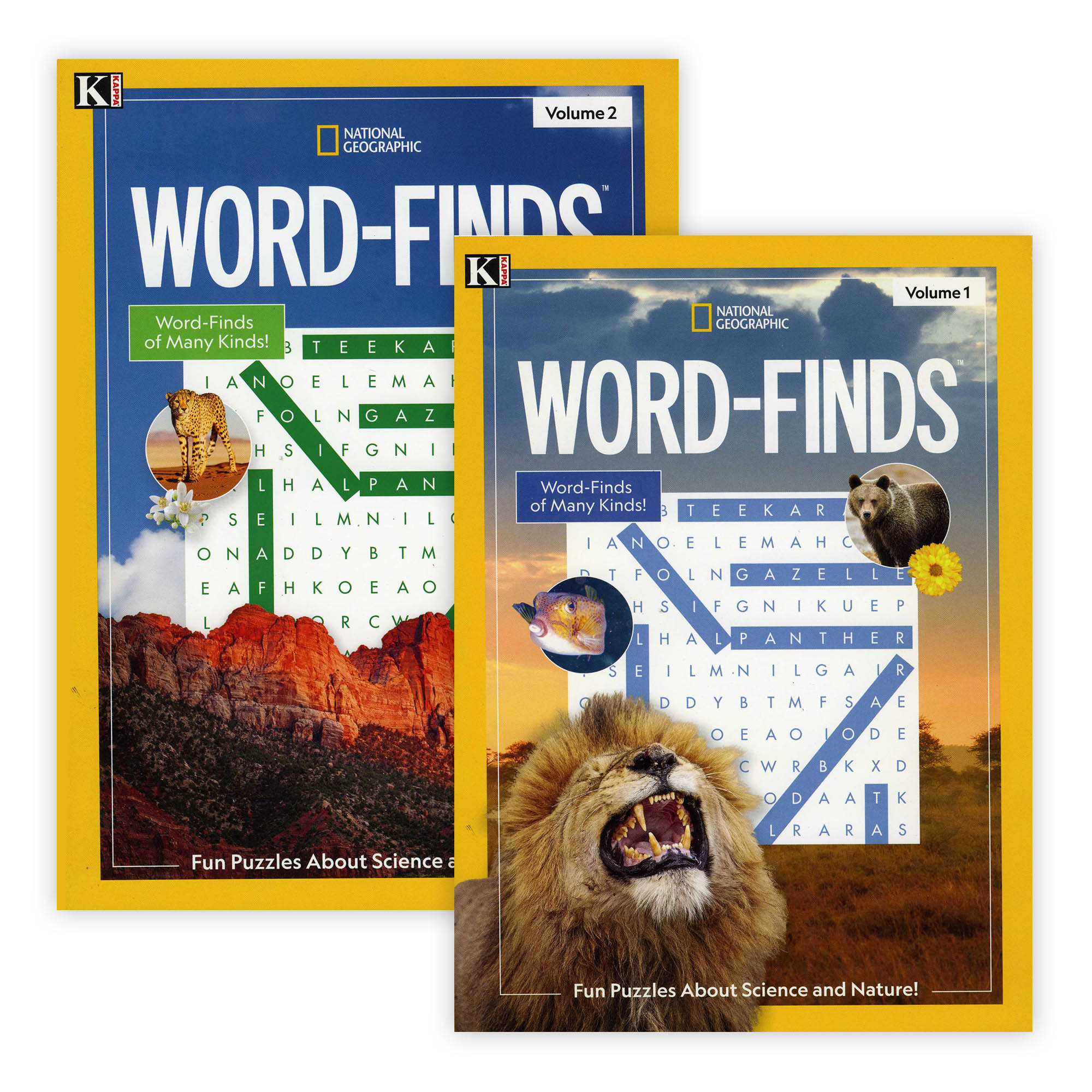 KAPPA National Geographic Word Finds Puzzle Book