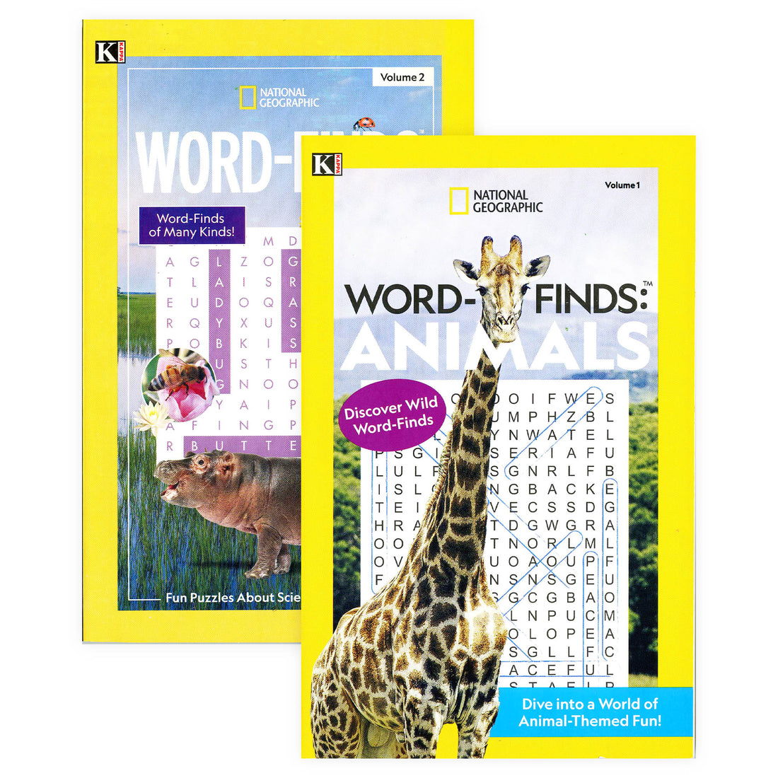 KAPPA National Geographic Word Finds Puzzle Book - Digest Size
