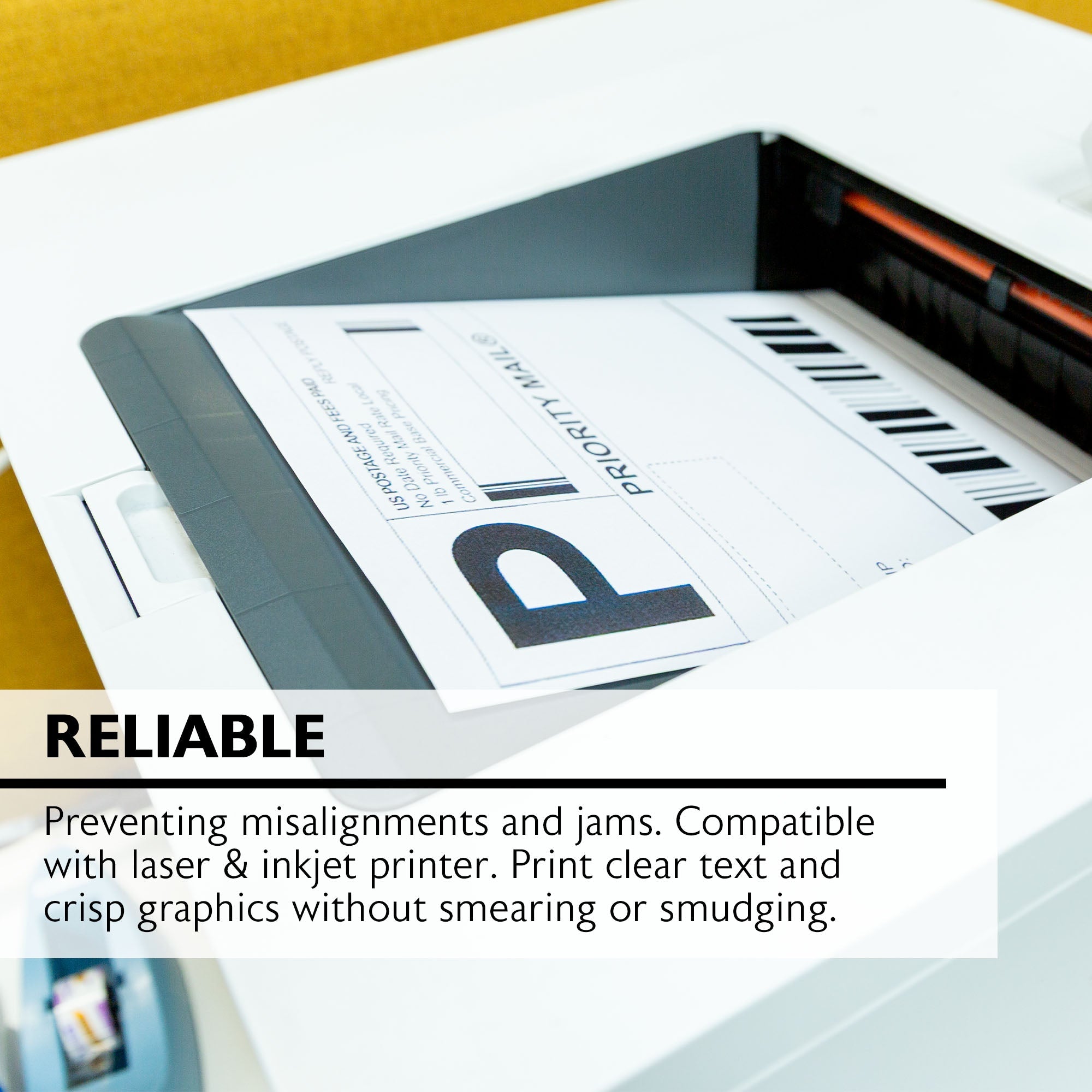 White Multipurpose Labels Full Sheet 8.5" X 11" (10/Pack)