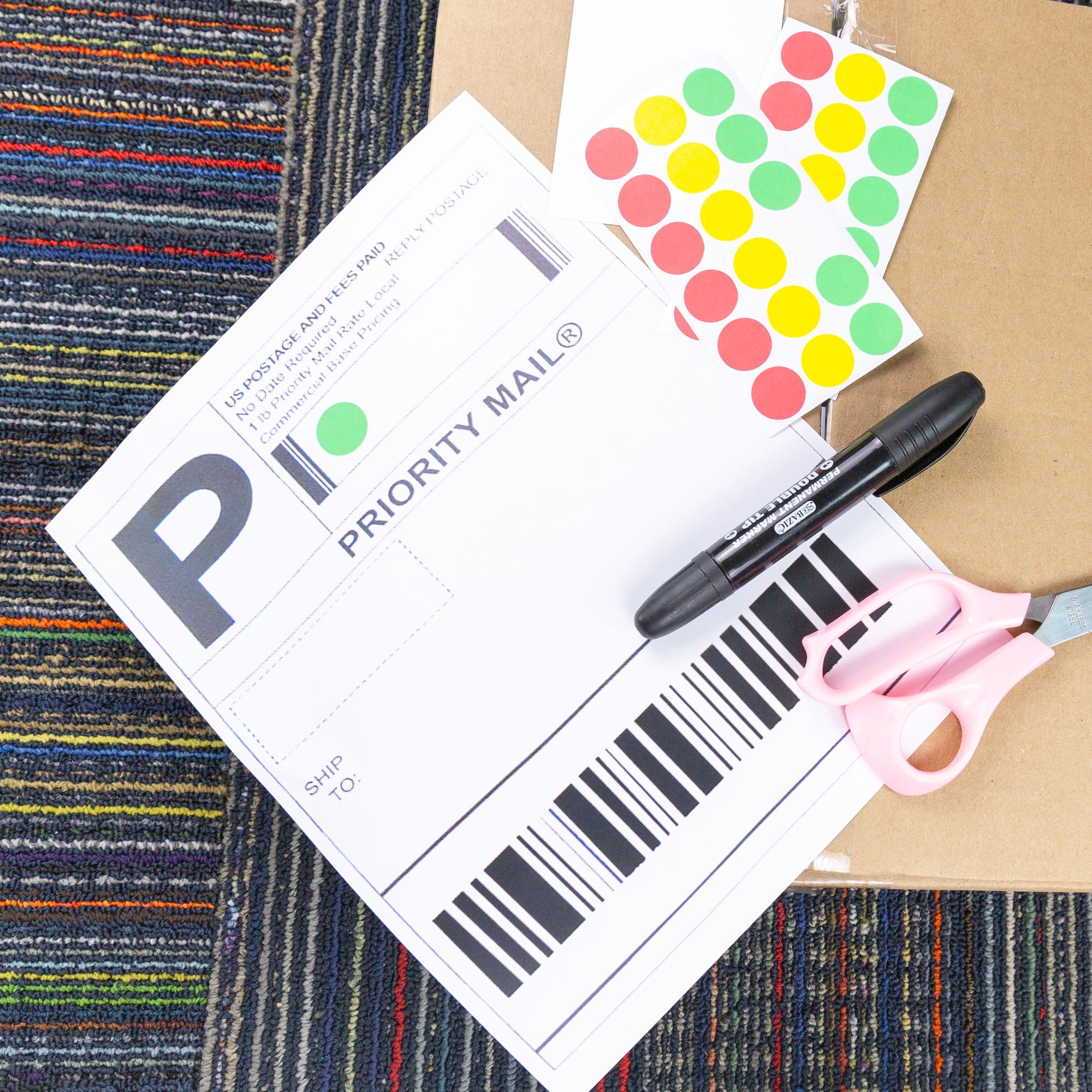White Multipurpose Labels Full Sheet 8.5" X 11" (10/Pack)