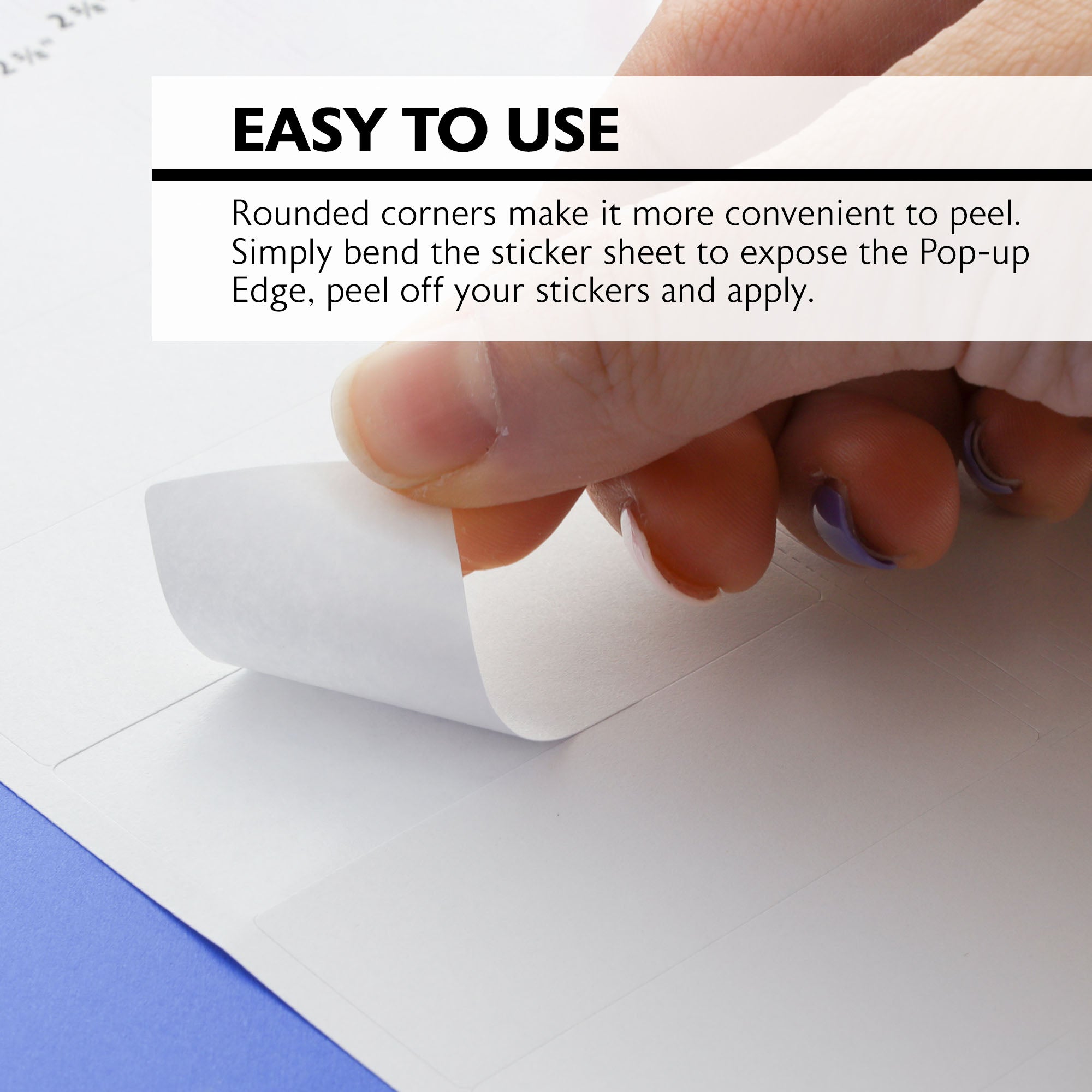 White Address Labels 1" X 2 5/8" (300/Pack)