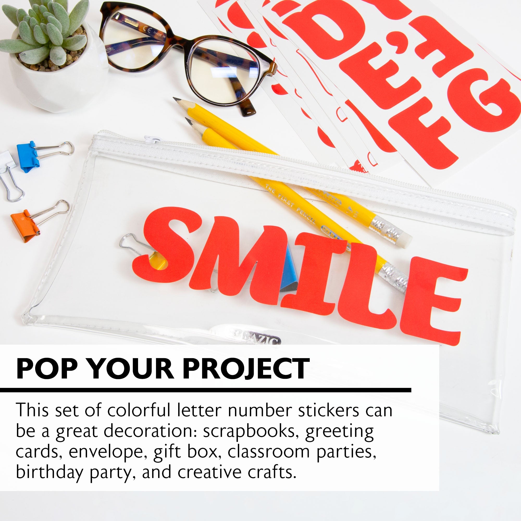 Alphabet & Number 2" Classic Color (10 SHEETS)