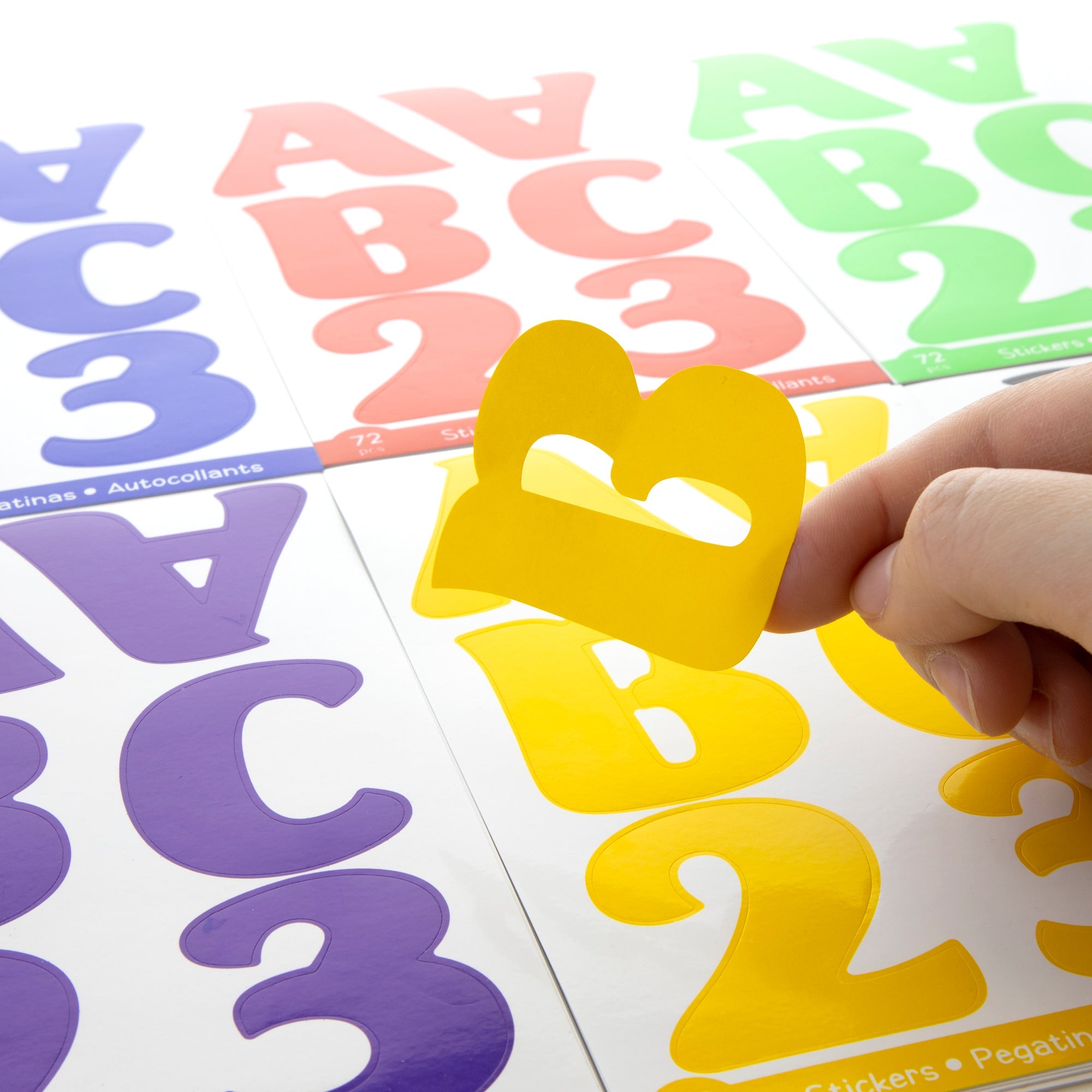 Alphabet & Number 2" Classic Color (10 SHEETS)