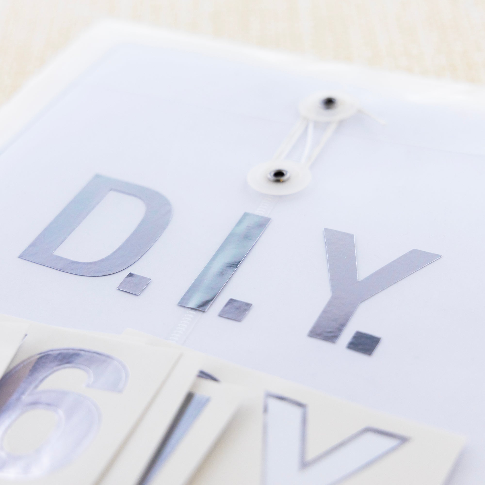 Alphabet & Number 2" Metallic Silver Color (10 SHEETS)