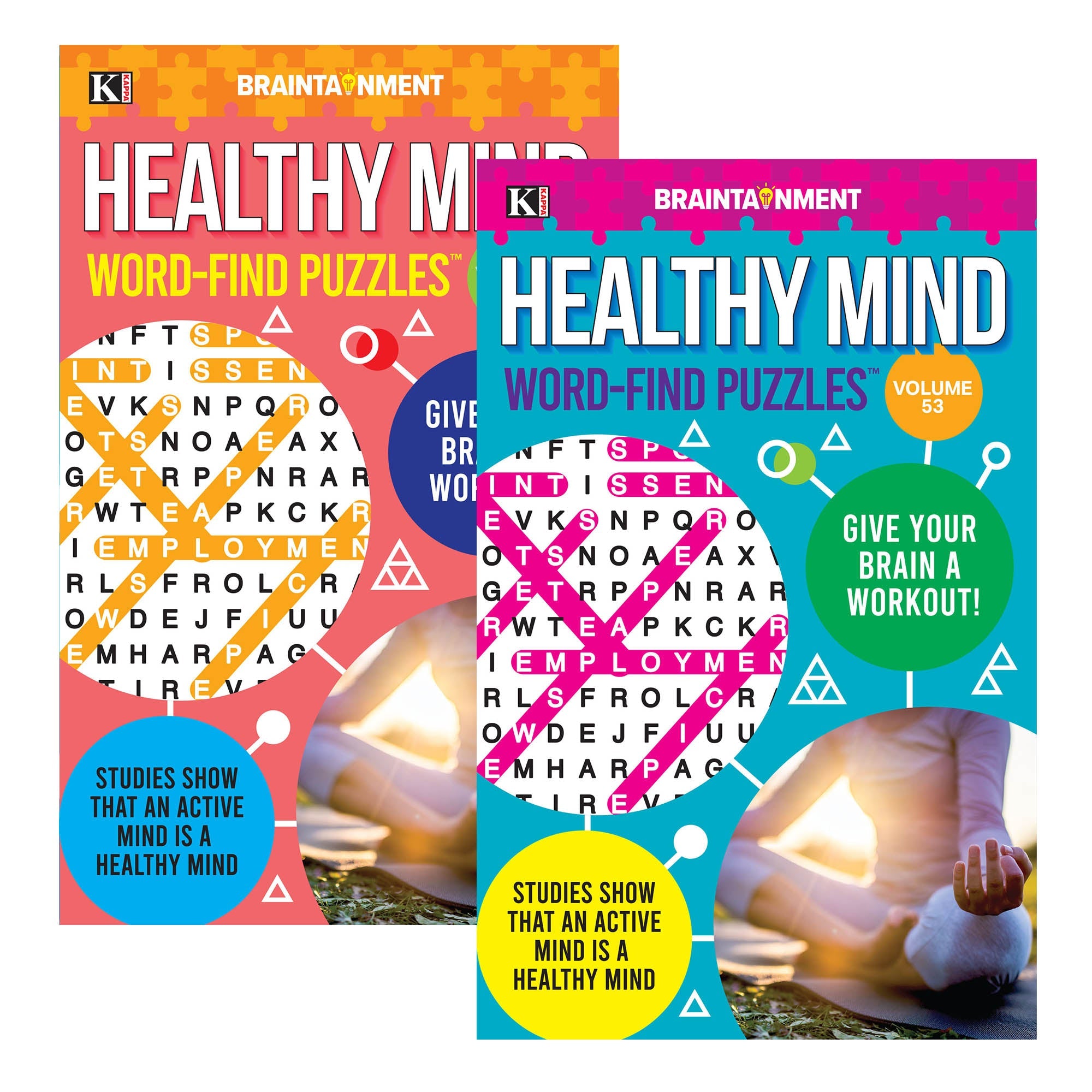 KAPPA Healthy Minds Words Finds Puzzle Book - Digest Size