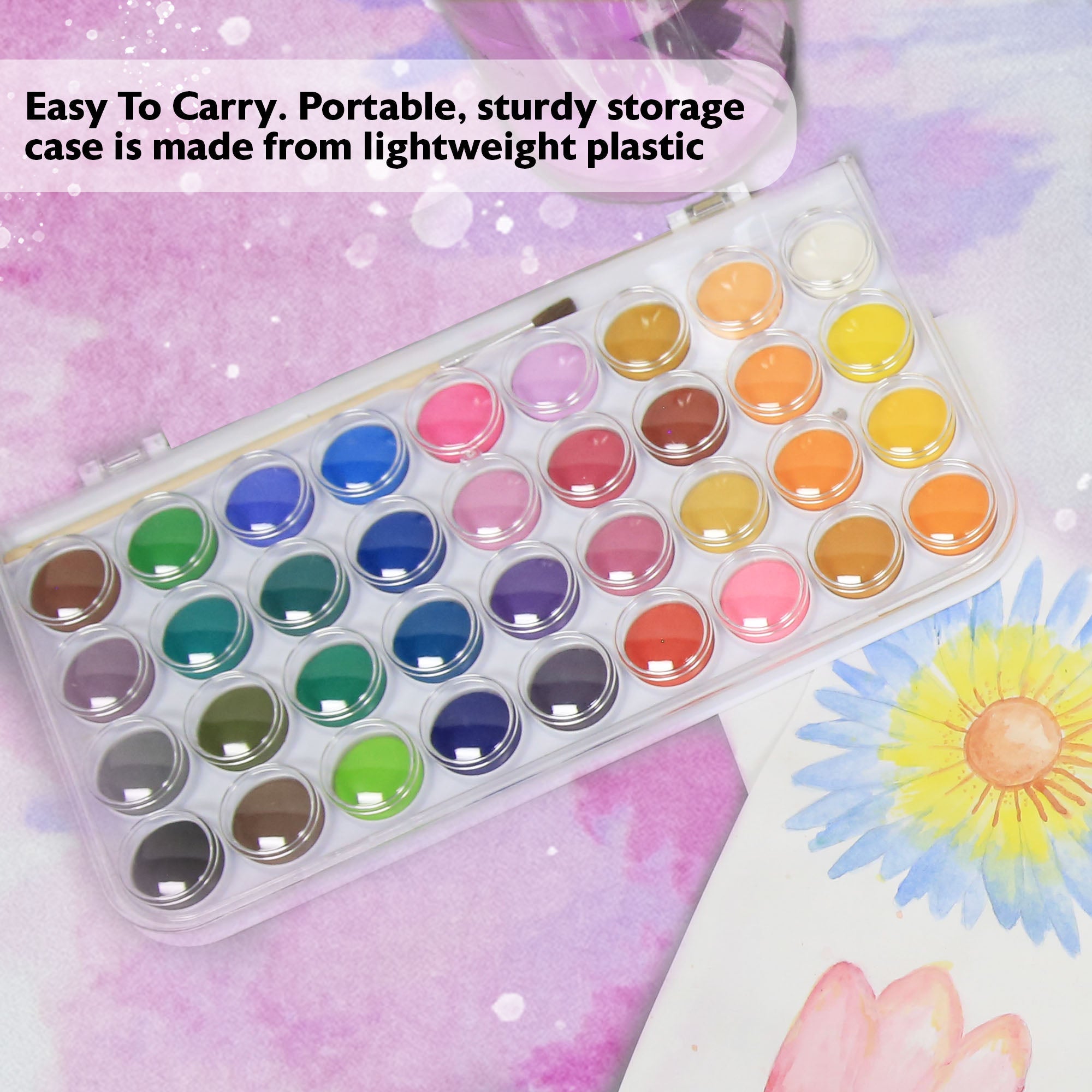 Watercolor w/ Brush 36 Color