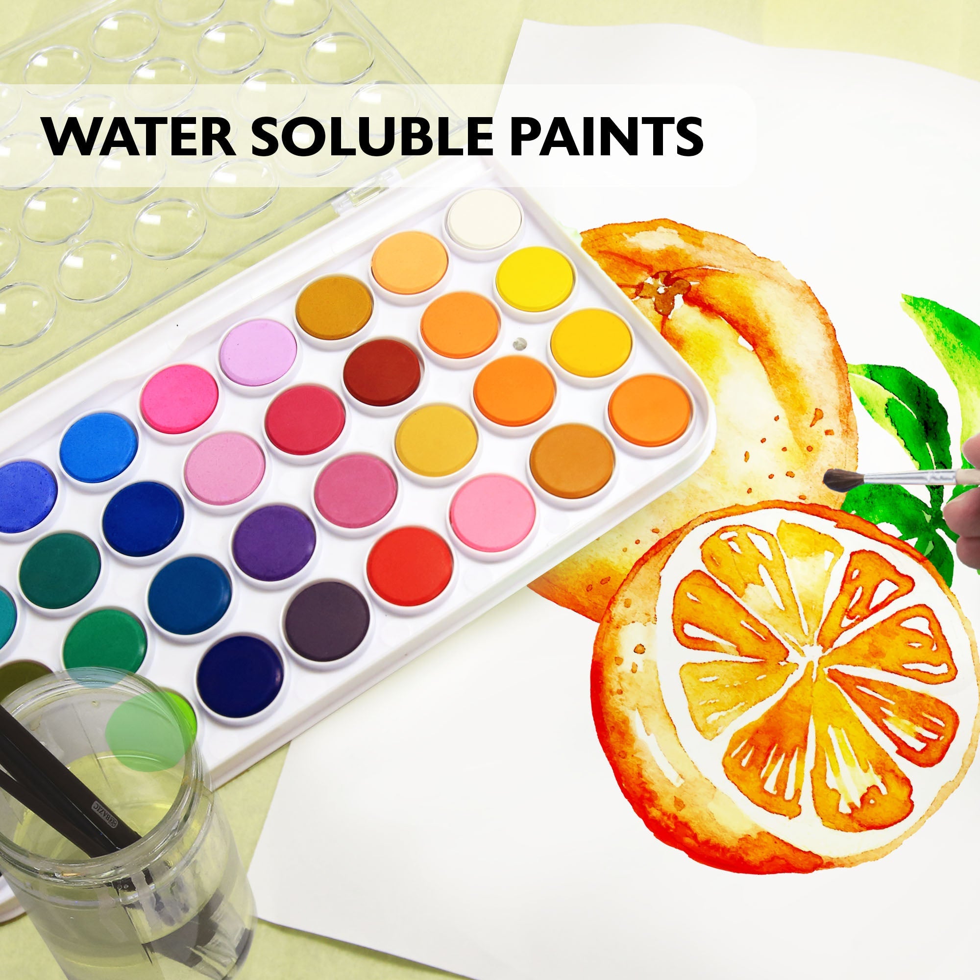 Watercolor w/ Brush 36 Color