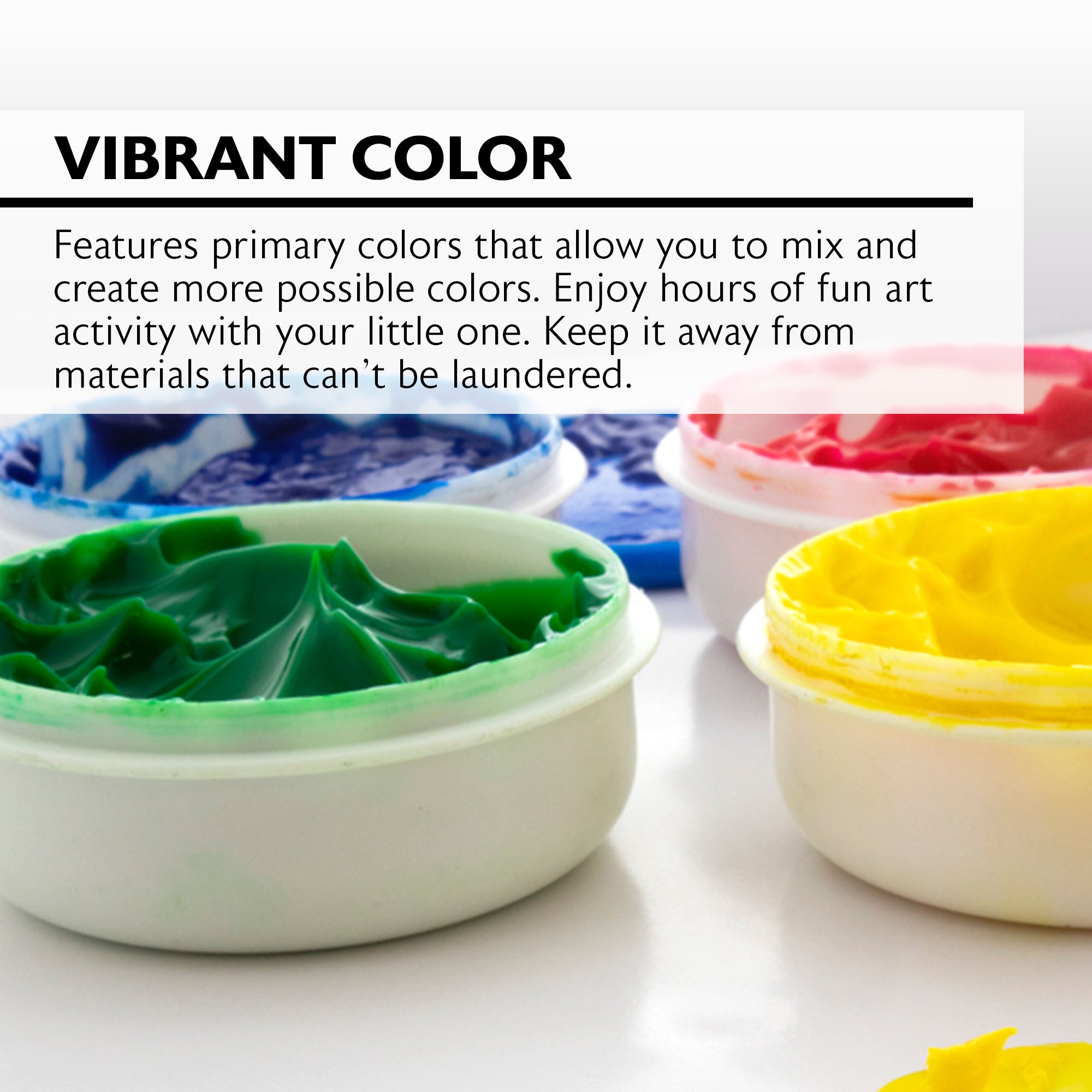 Finger Paint Assorted Color 40ml (4/Pack)