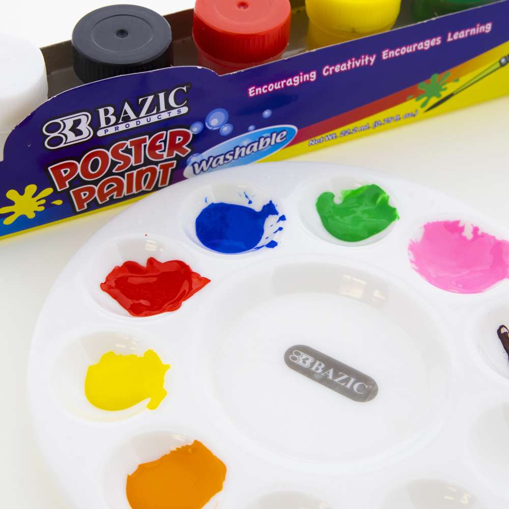 Mixing Palette Paint Mixing Tray Round (10)