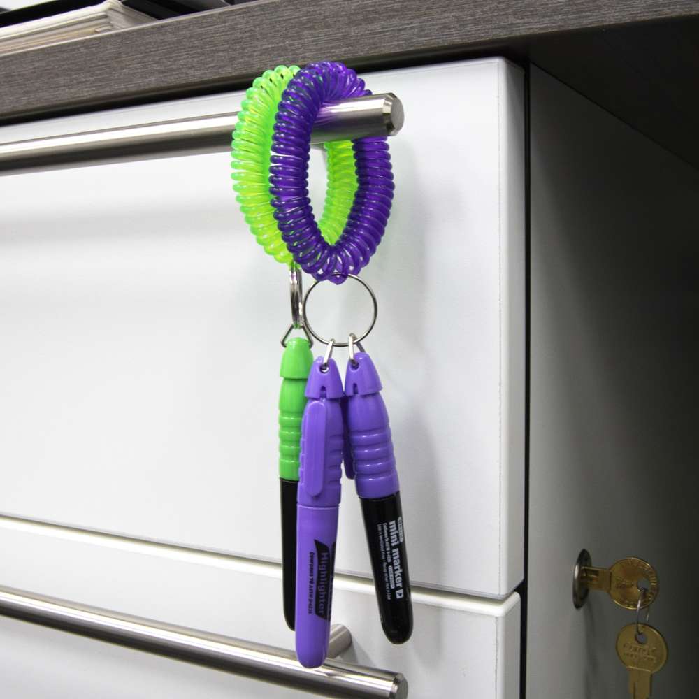 Wrist Coil w/ Key Holder (2/Pack)