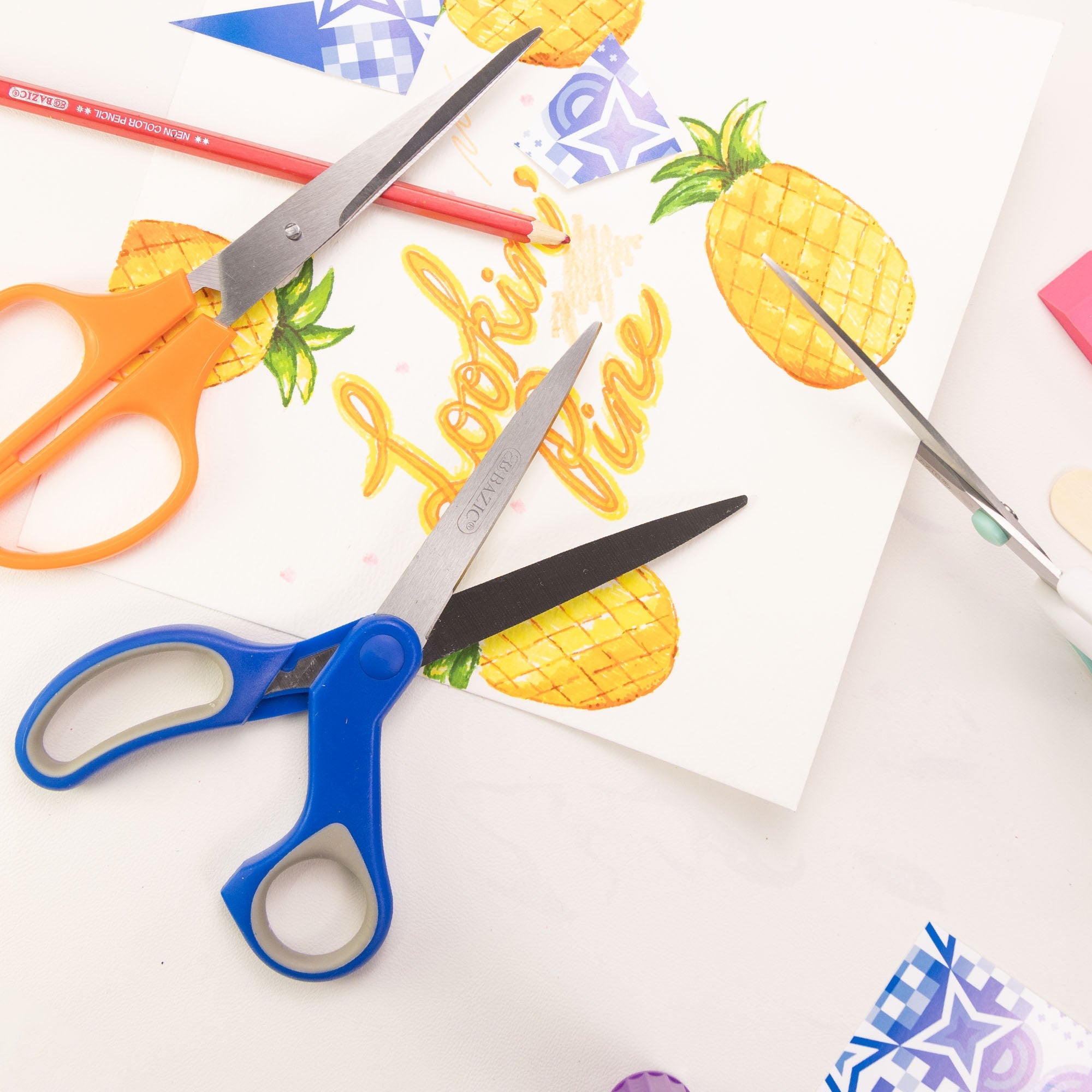 Office Scissors 8" Soft Grip