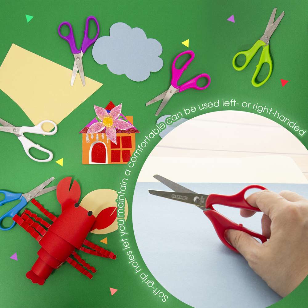School Scissors 5" Blunt Tip