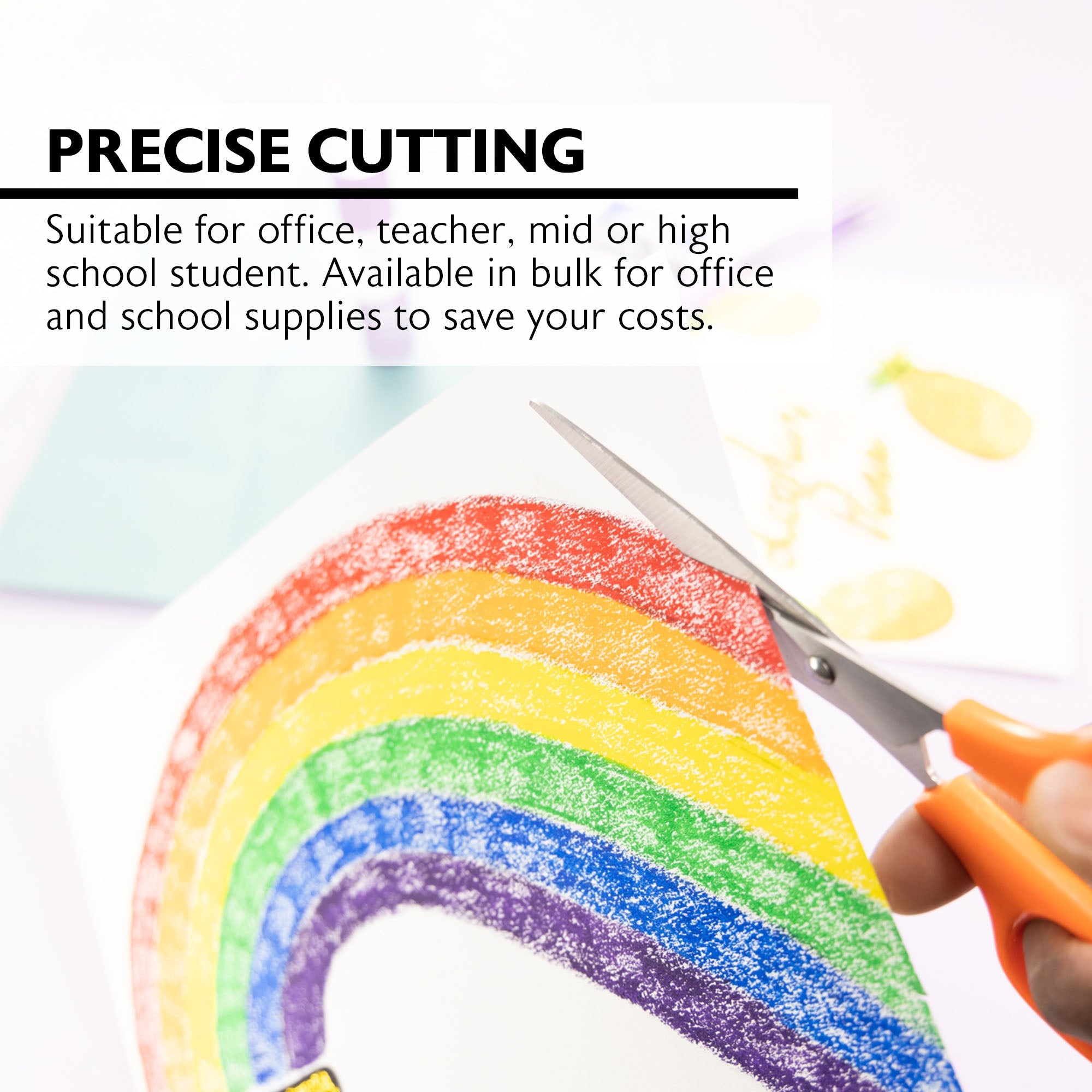 Office Scissors 8" Double Thumb