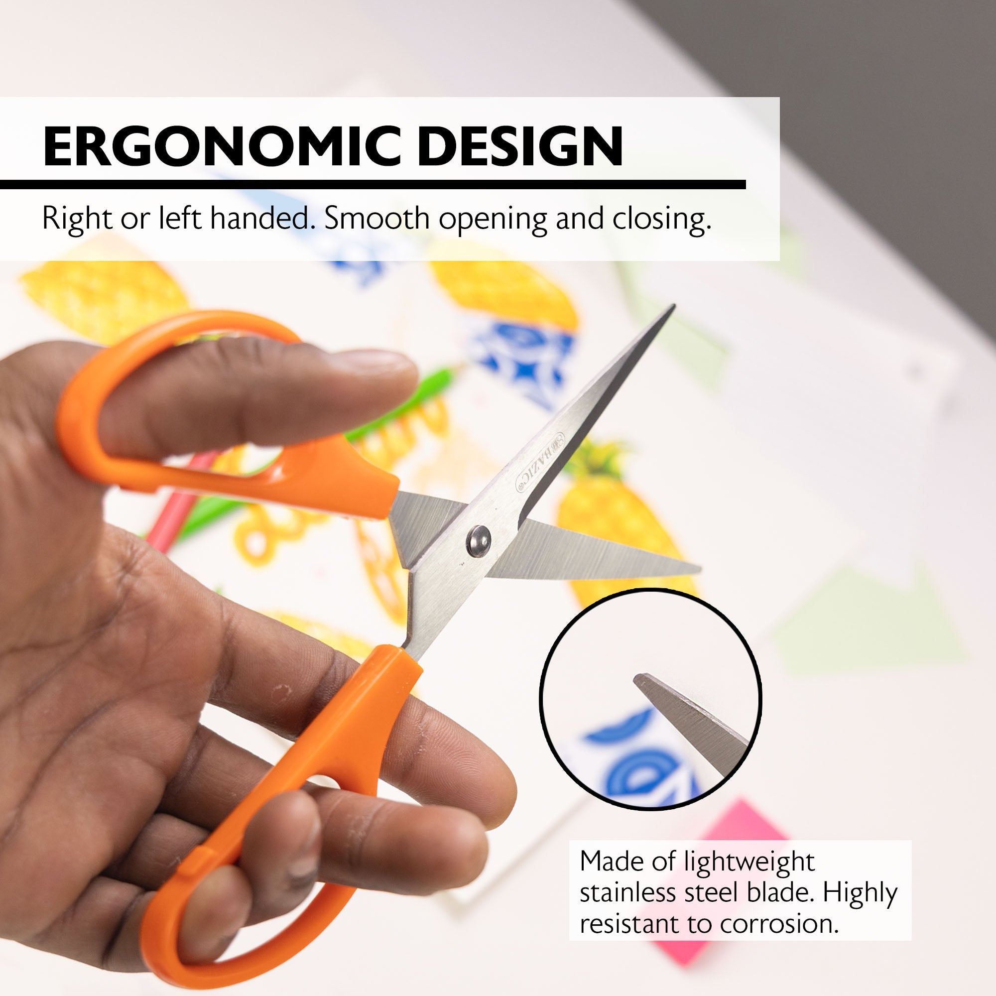 Office Scissors 8" Double Thumb
