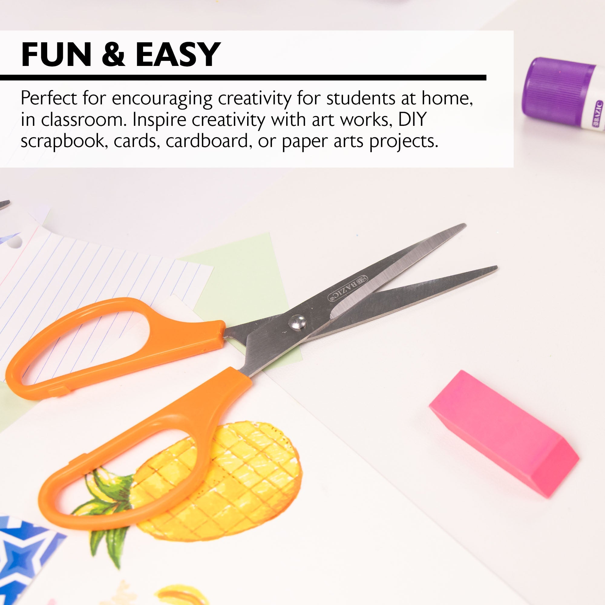 Office Scissors 8" Double Thumb