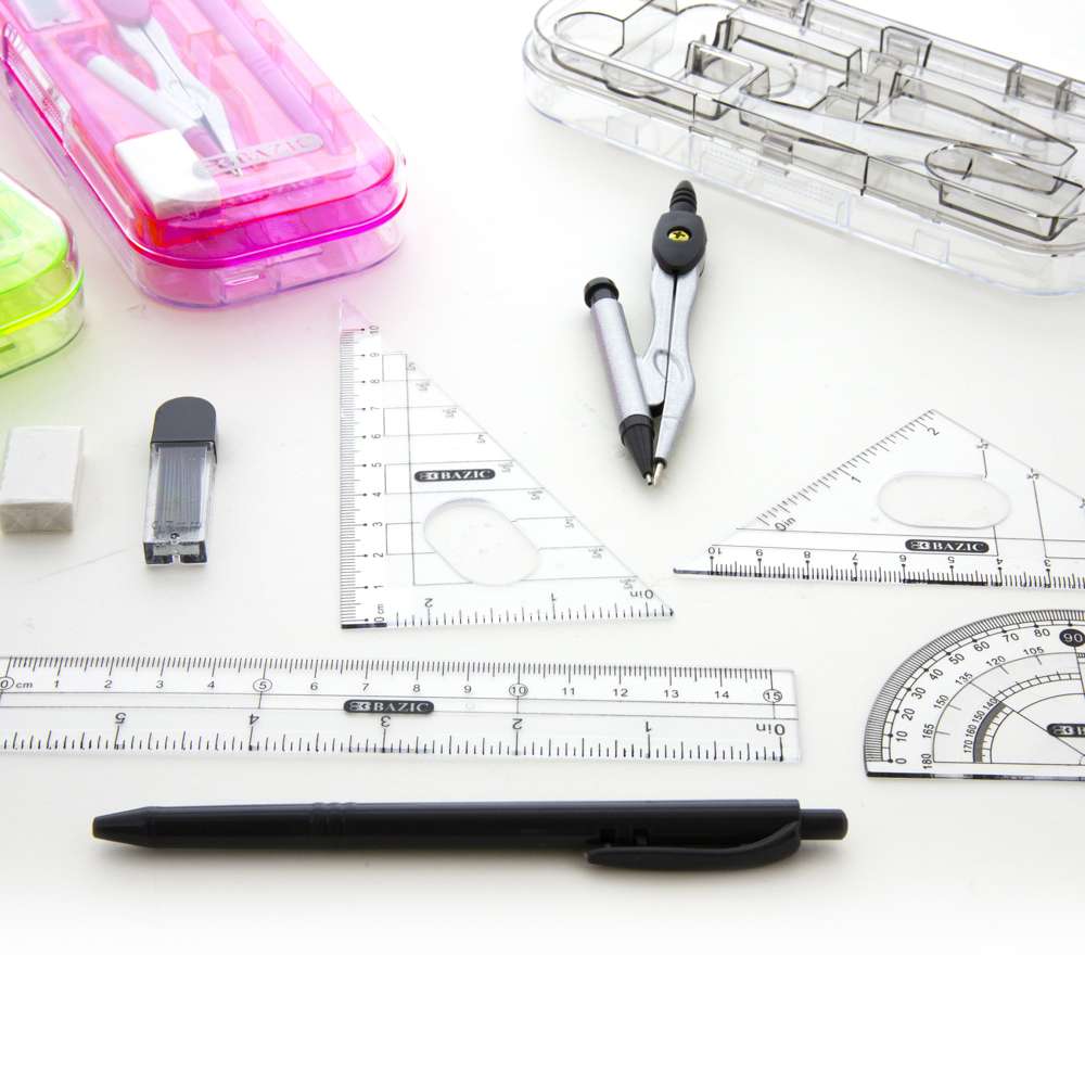 9 Pcs. Math Tool Sets