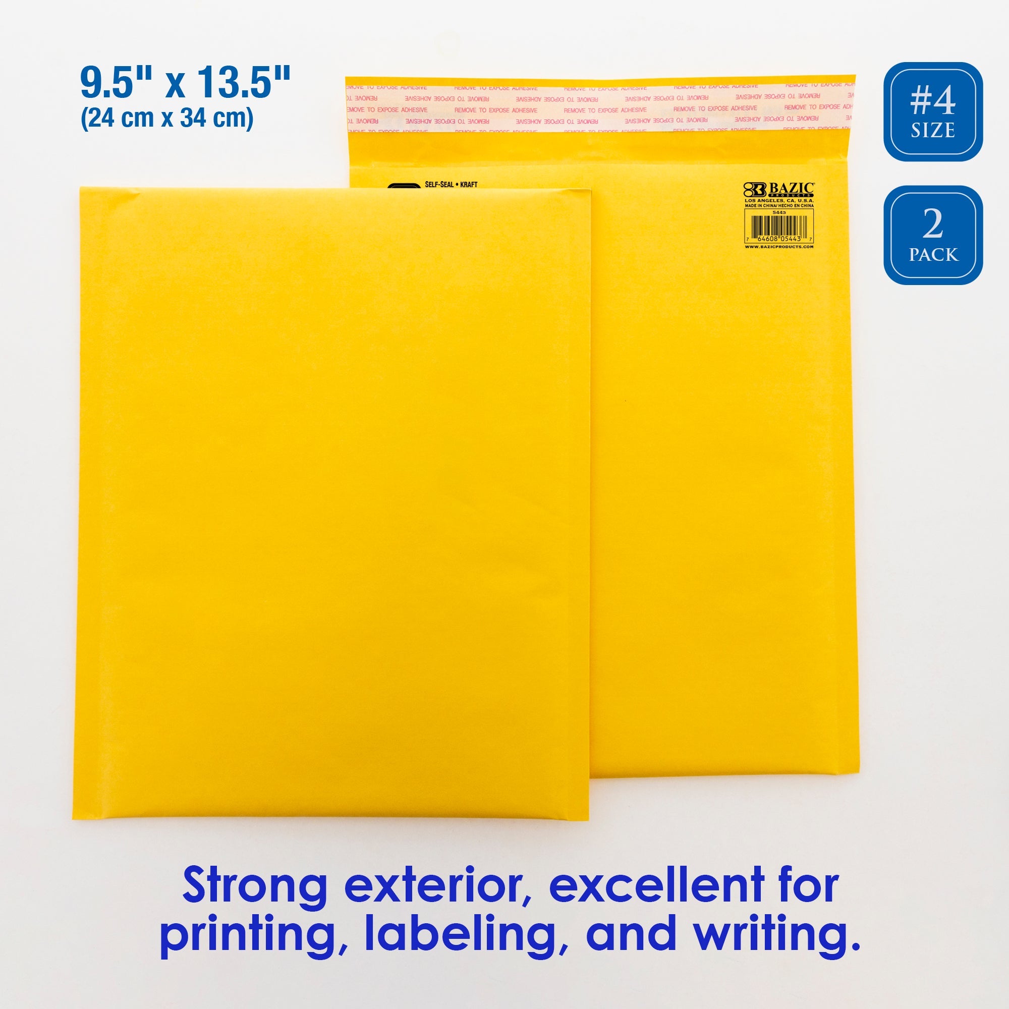 Self-Seal Bubble Mailers (