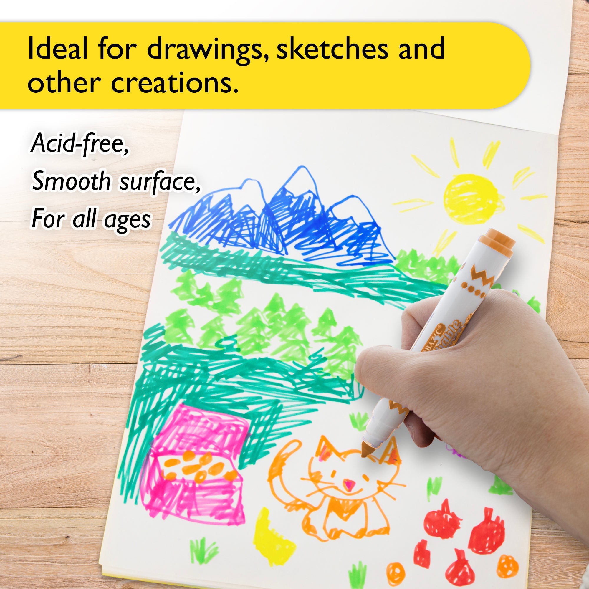Doodle Pad, 9"X 12"(50 Ct.)