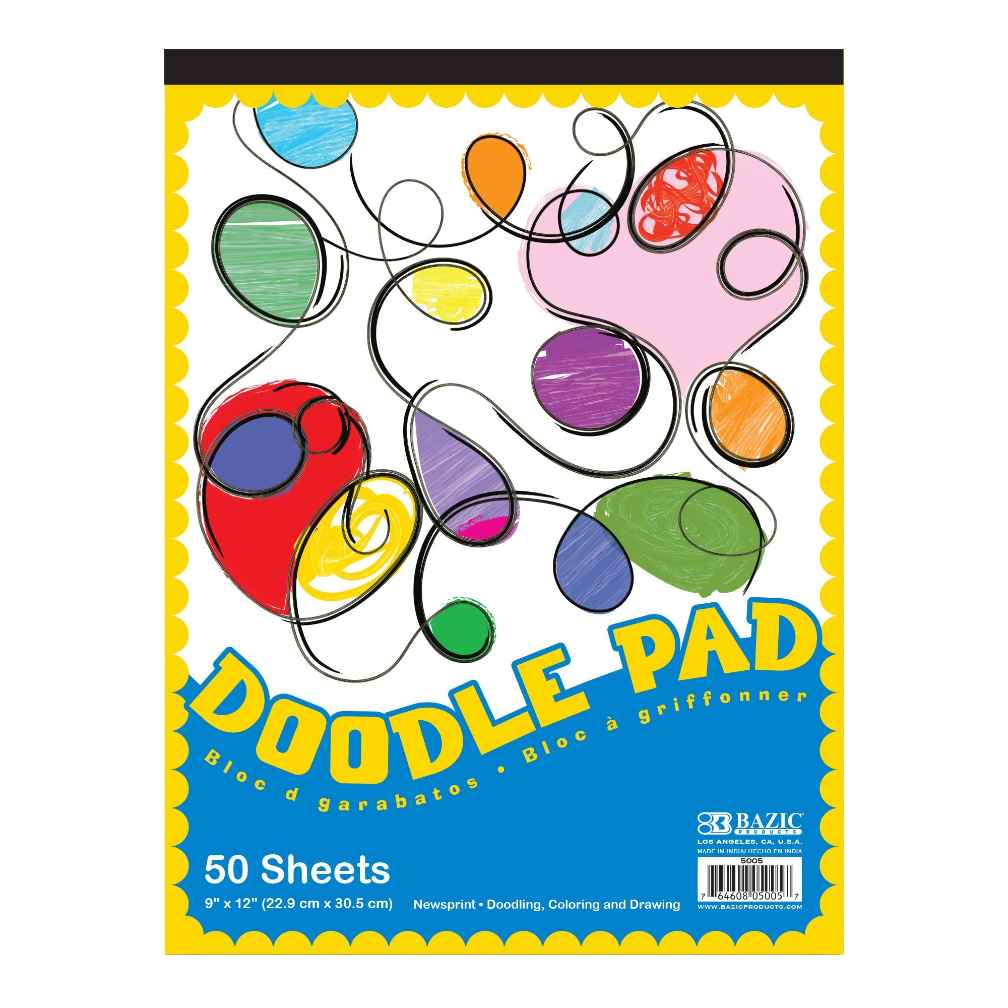 Doodle Pad, 9"X 12"(50 Ct.)