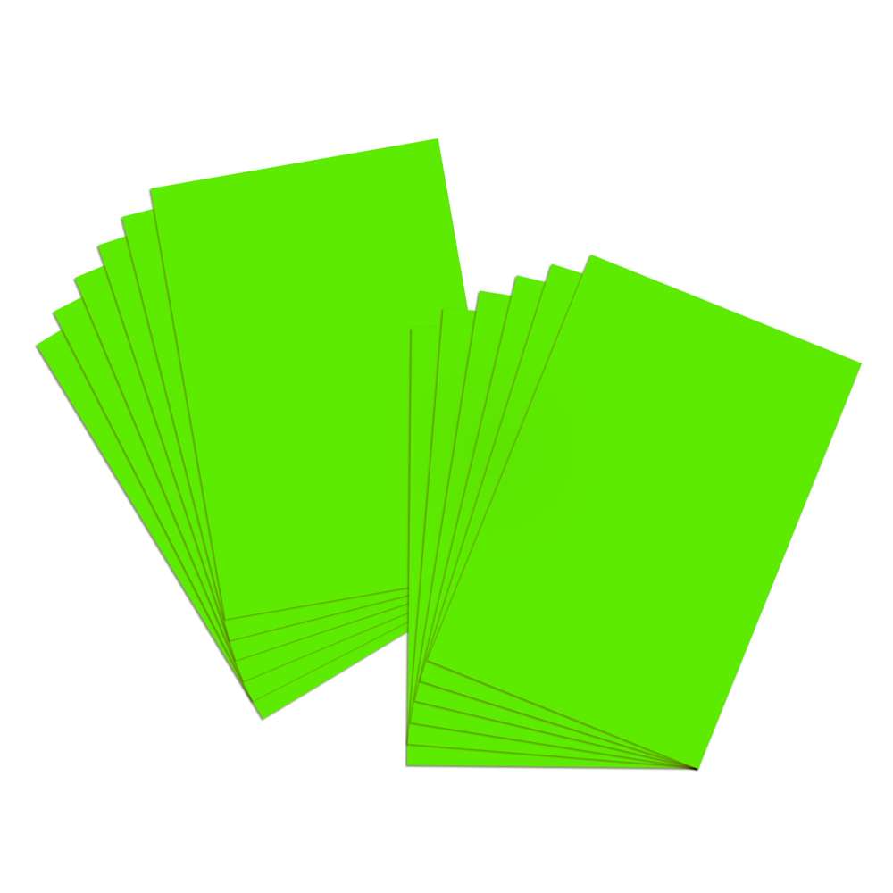 22" X 28" Poster Board Fluorescent - Green (25 Sheet/Box)
