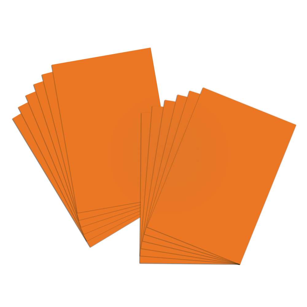 22" X 28" Poster Board Fluorescent - Orange (25 Sheet/Box)