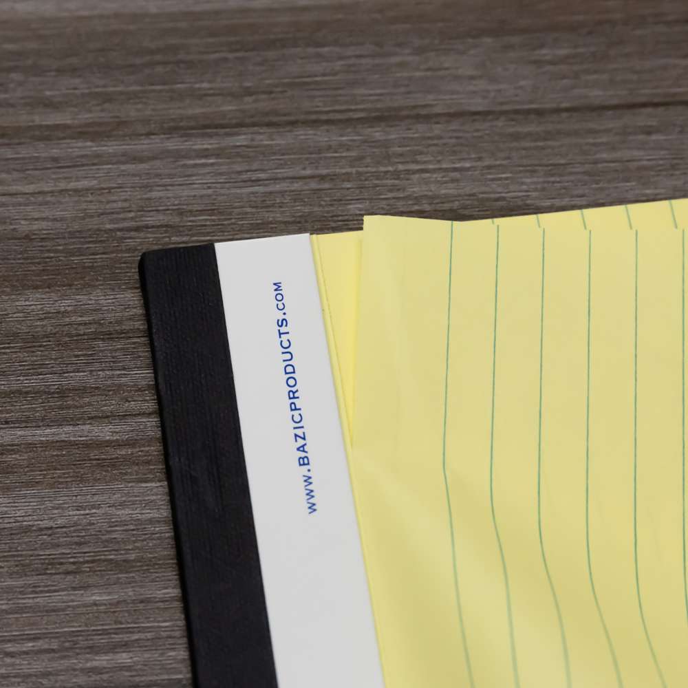 Docket Ruled Perforated Pads, Wide/legal Rule, 50 Canary-Yellow 8.5 X 11.75 Sheets, 12/pack