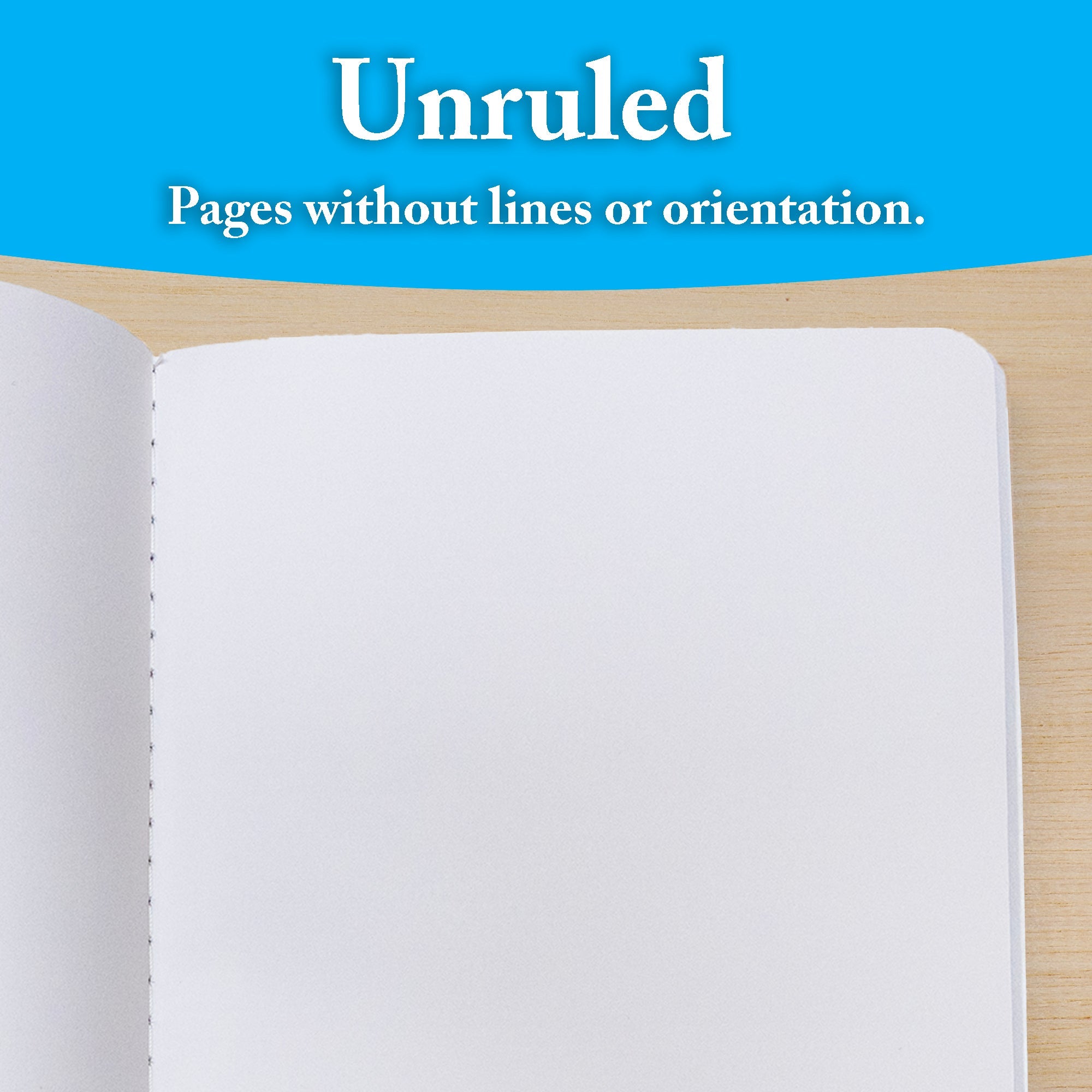 Composition Book UNRULED Premium Blue Marble 100 Ct.