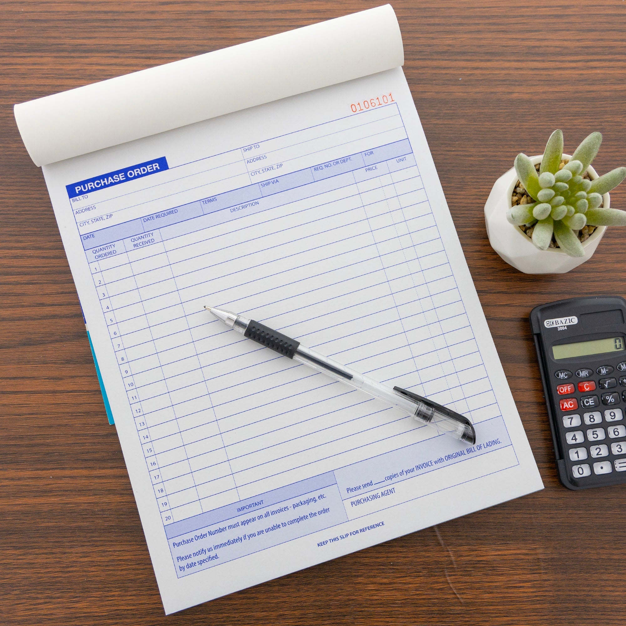 Purchase Order Book 2-Part Carbonless (50 Sets)
