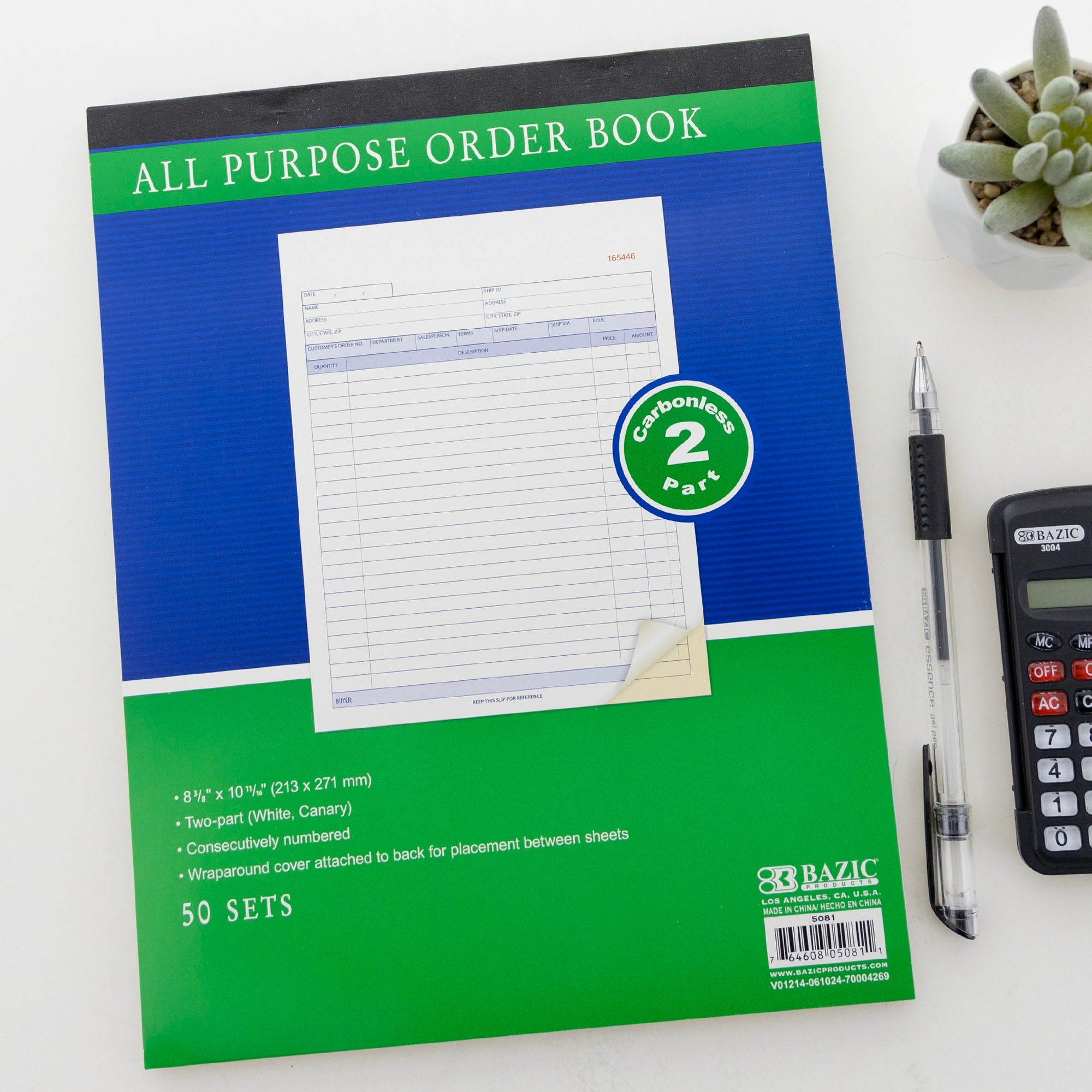 All Purpose Order Book 2-Part Carbonless (50 Sets)
