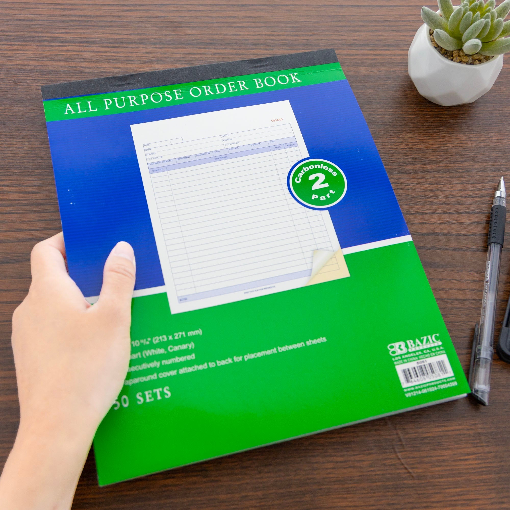 All Purpose Order Book 2-Part Carbonless (50 Sets)
