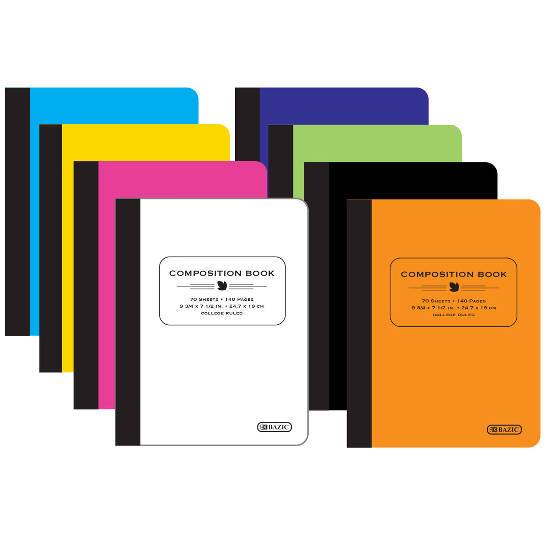 C/R 70 Ct. Poly Cover Composition Book