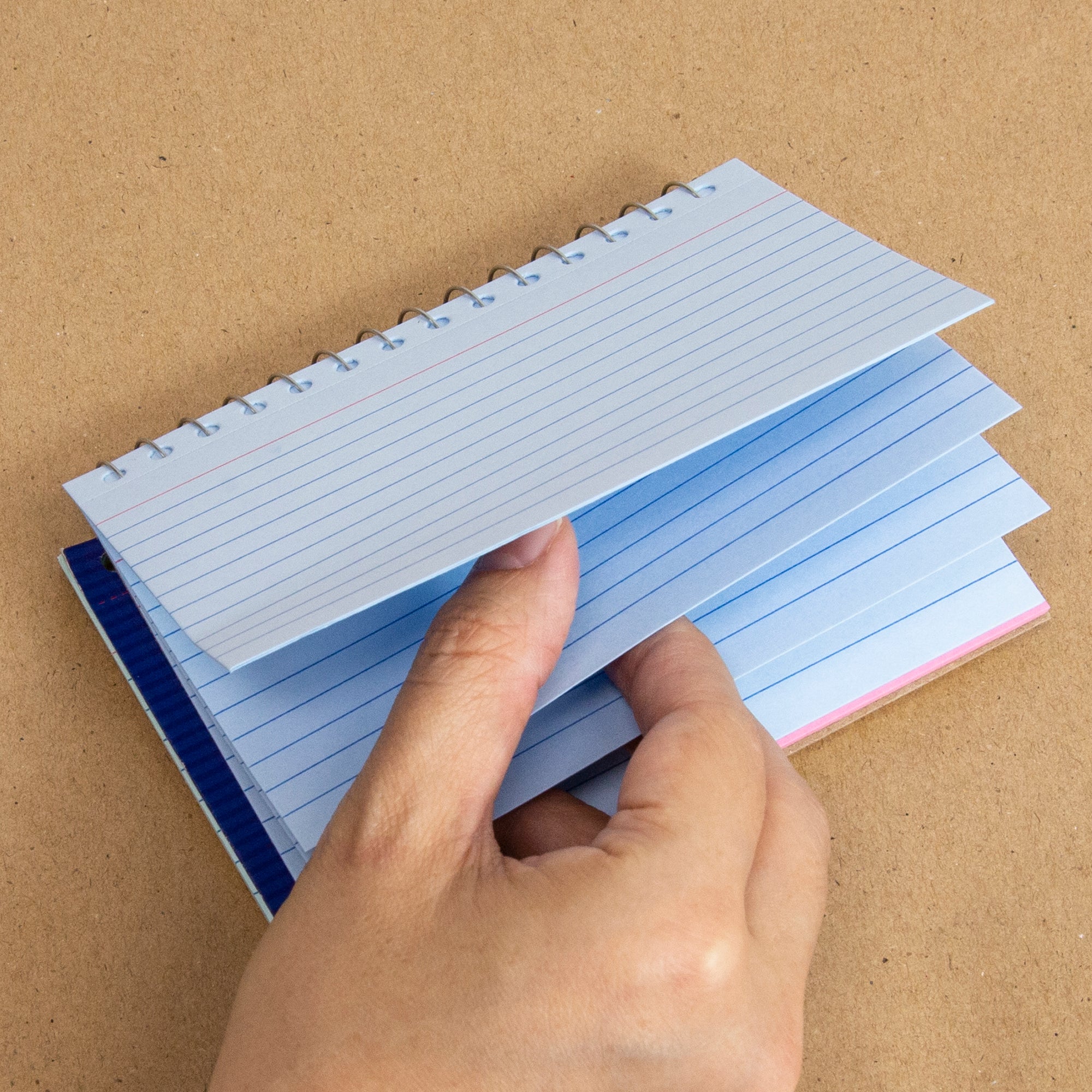 Ruled Colored Index Card Spiral Bound 3" X 5" 50 Ct.
