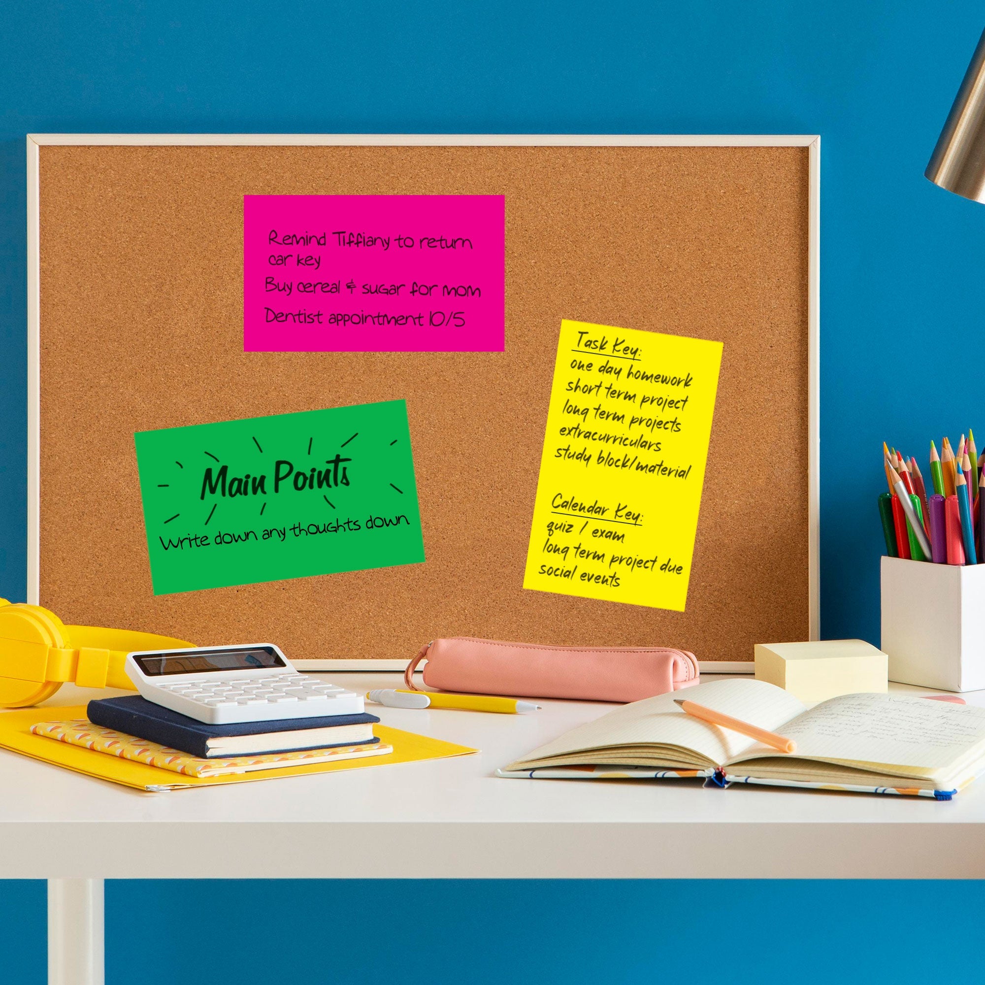 Sticky Notes 3" X 5" 70 Ct. Neon