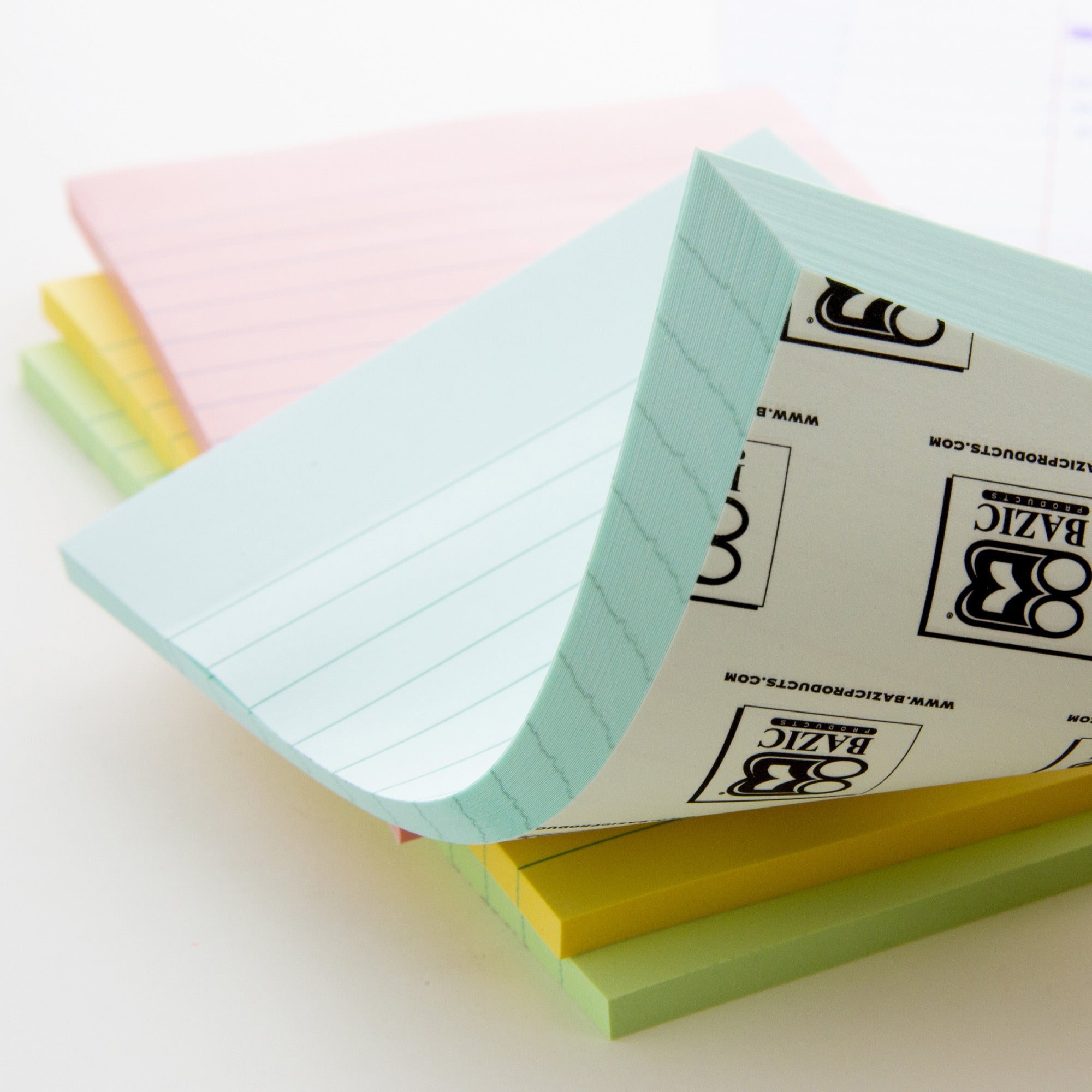 Lined Sticky Notes 4" X 6" 50 Ct.