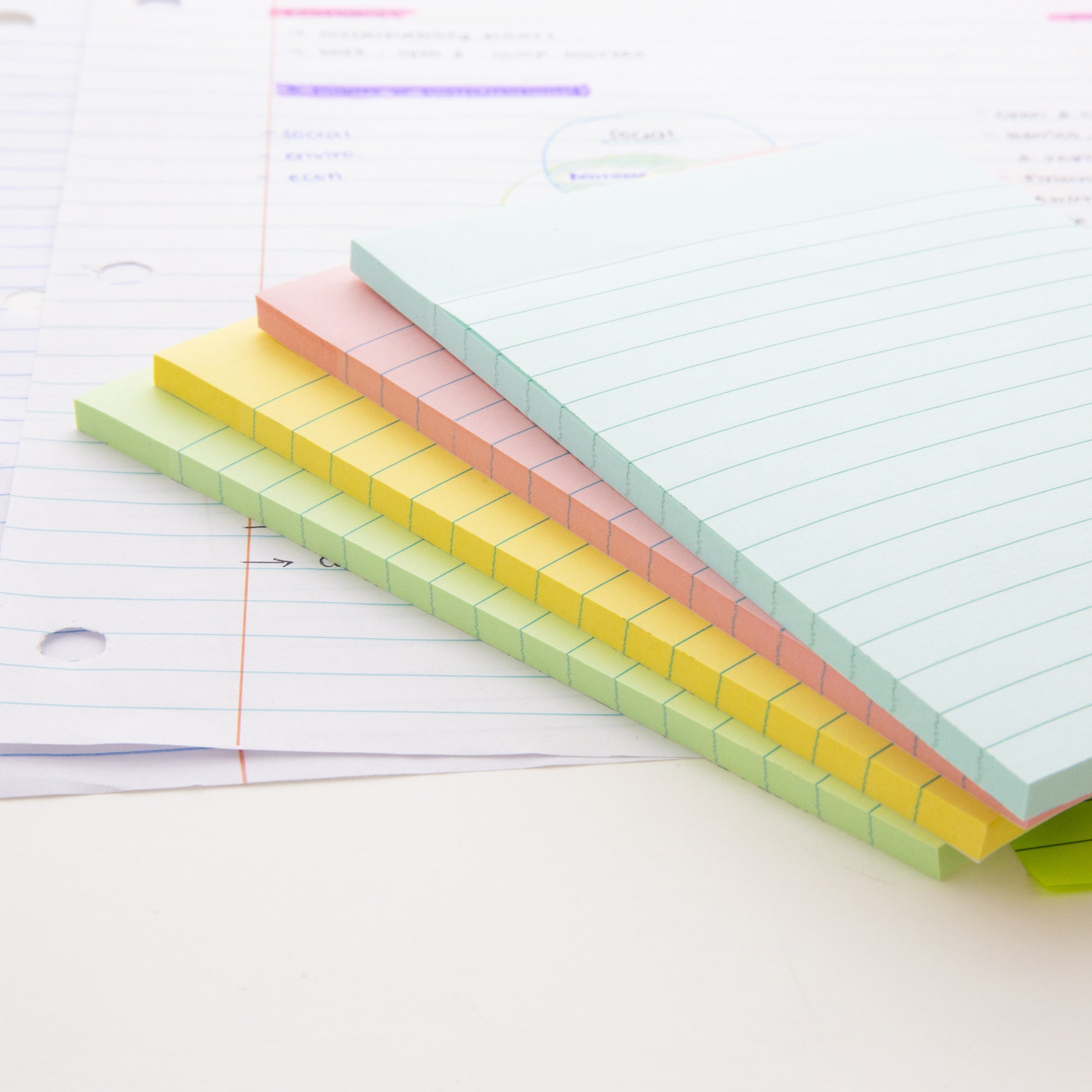 Lined Sticky Notes 4" X 6" 50 Ct.